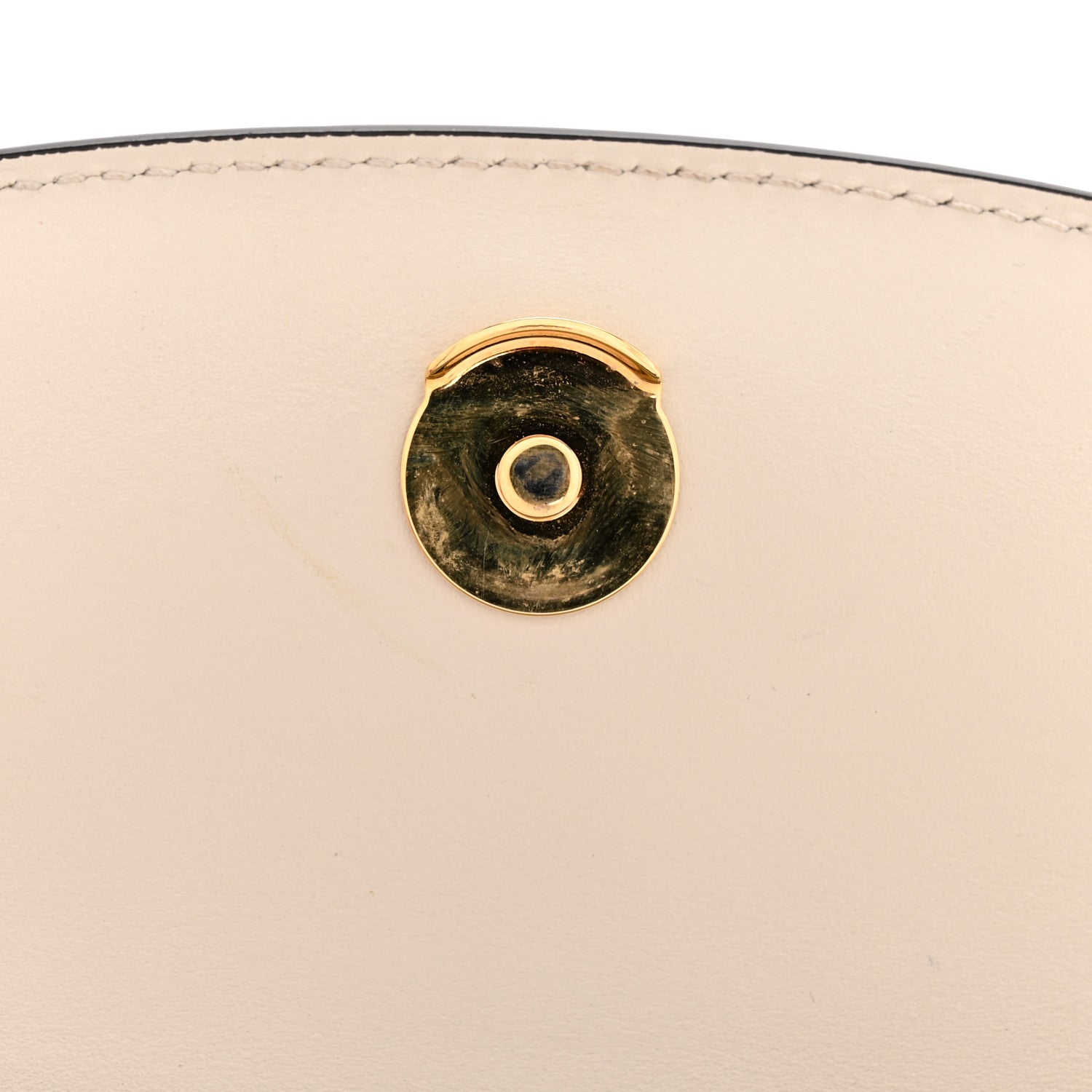 Smooth Calfskin Mini Zumi Shoulder Bag Mystic White