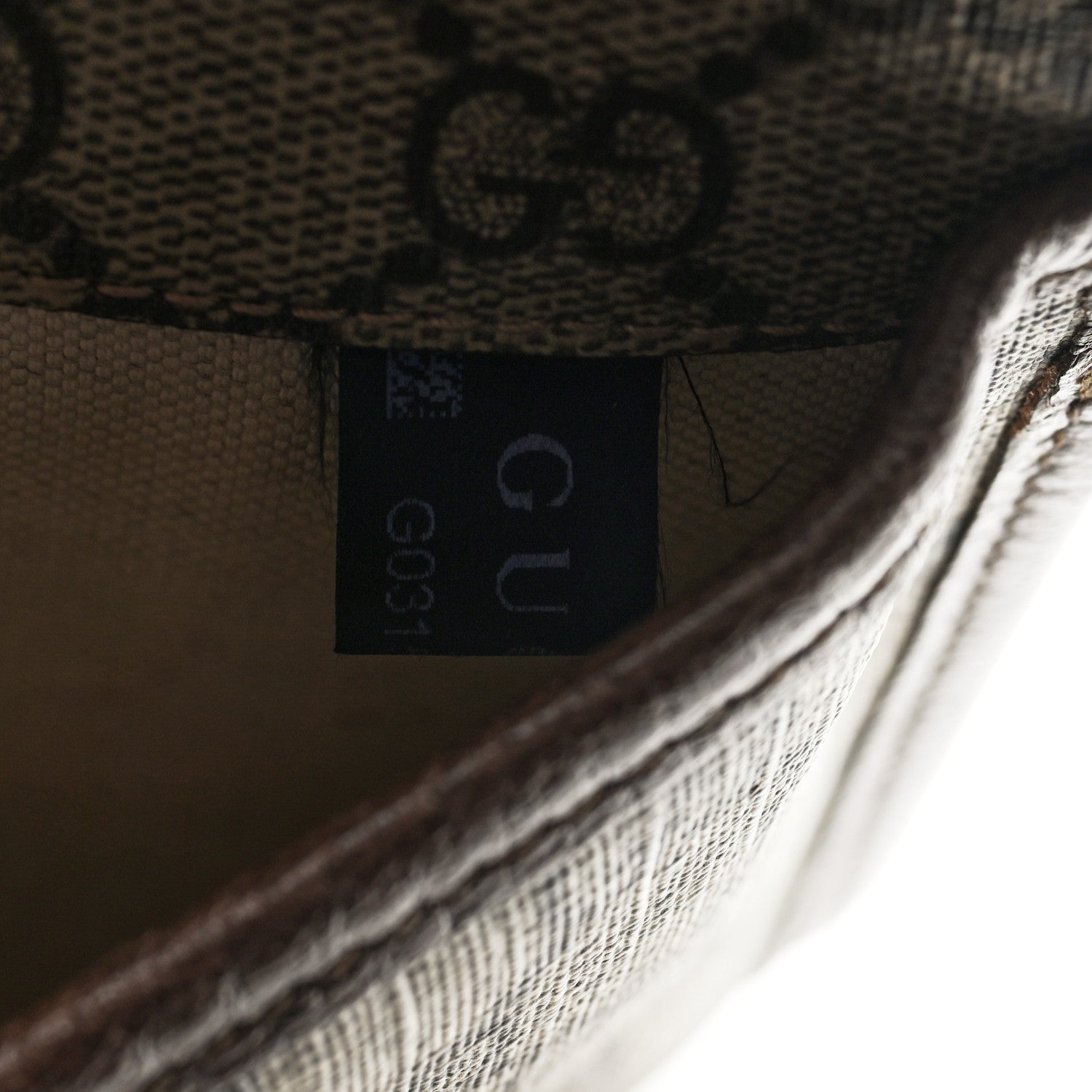GG Supreme Monogram Neo Vintage Web Belt Bag Brown