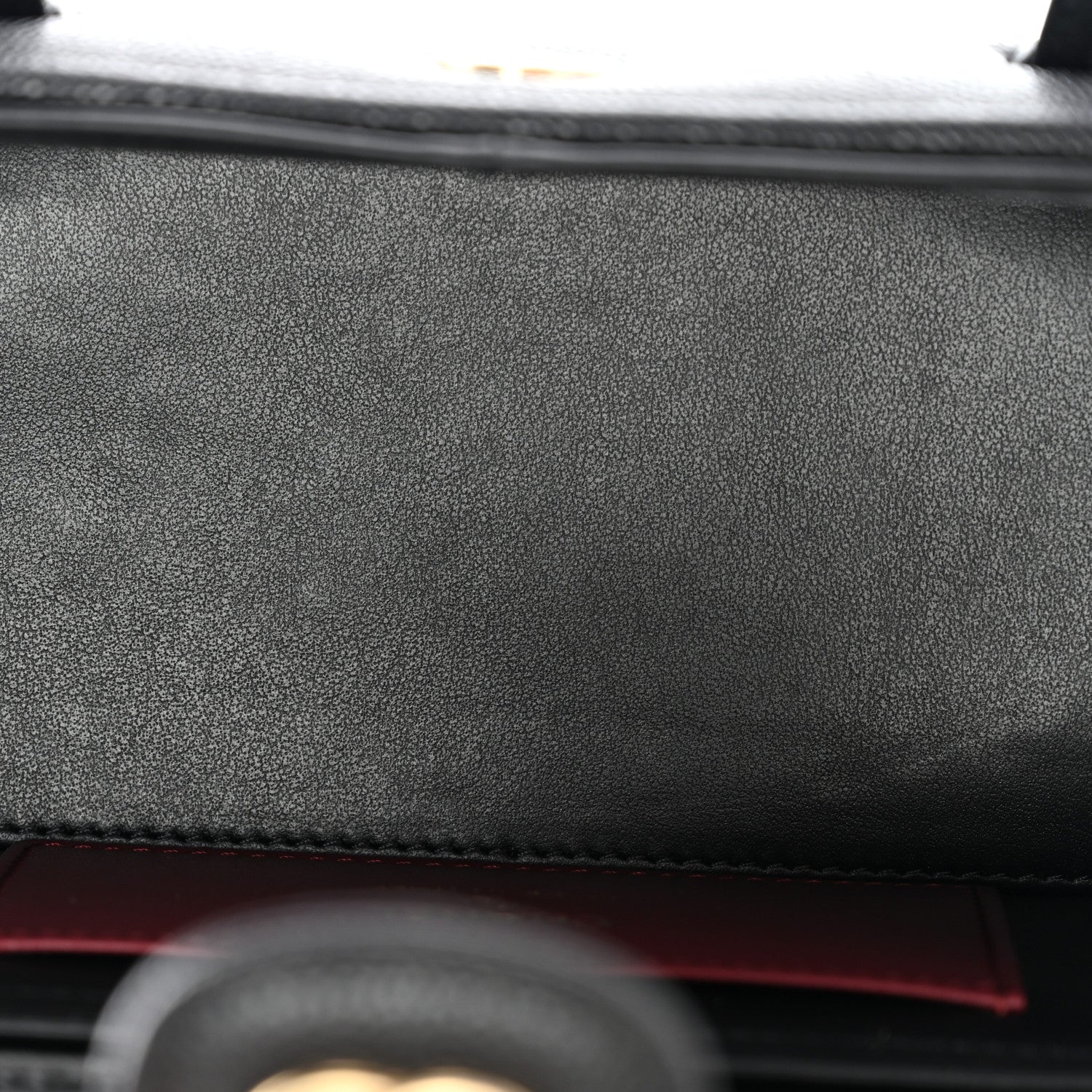 Shiny Caviar Preppy Coco Vanity Black