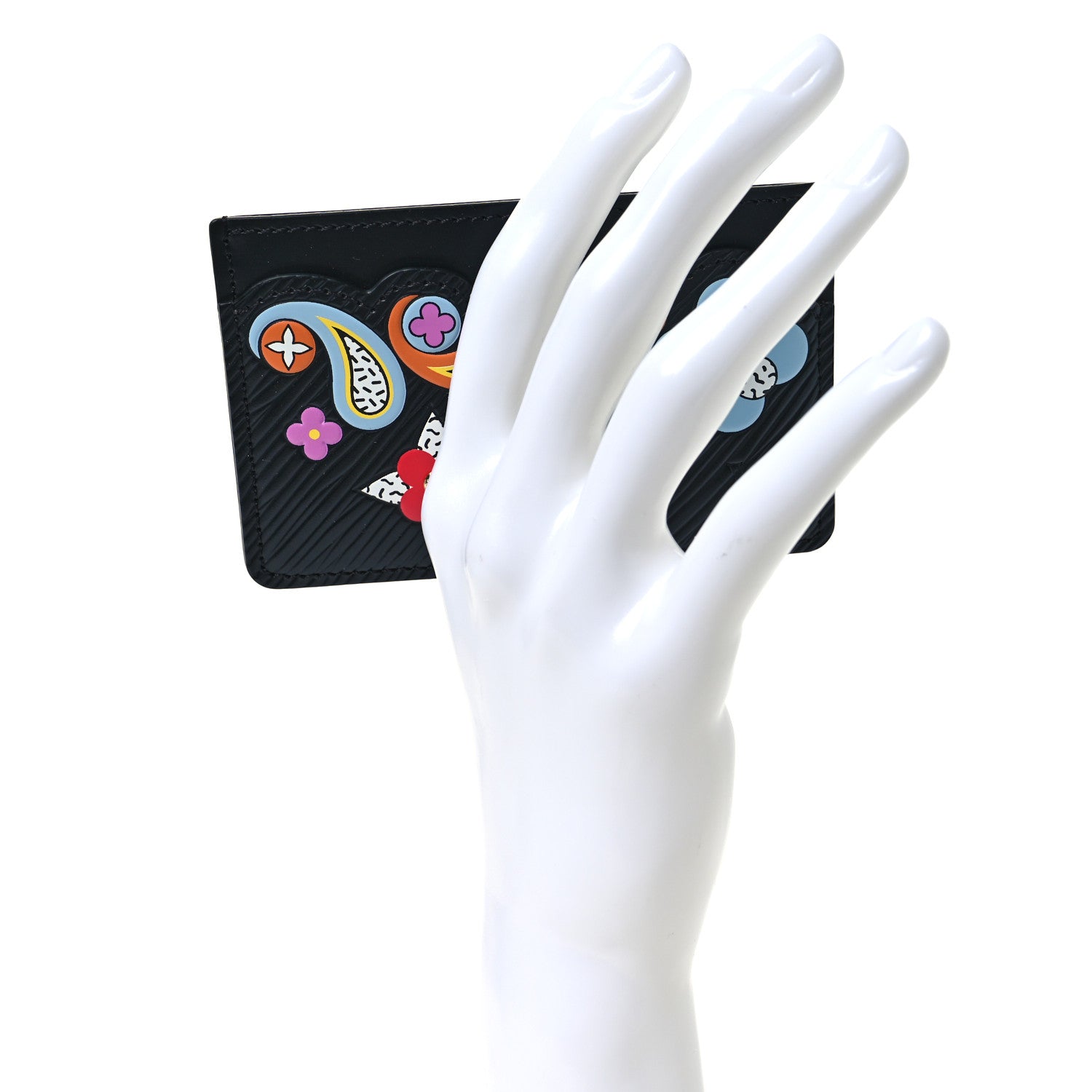 Epi Flower Remix Card Holder Black