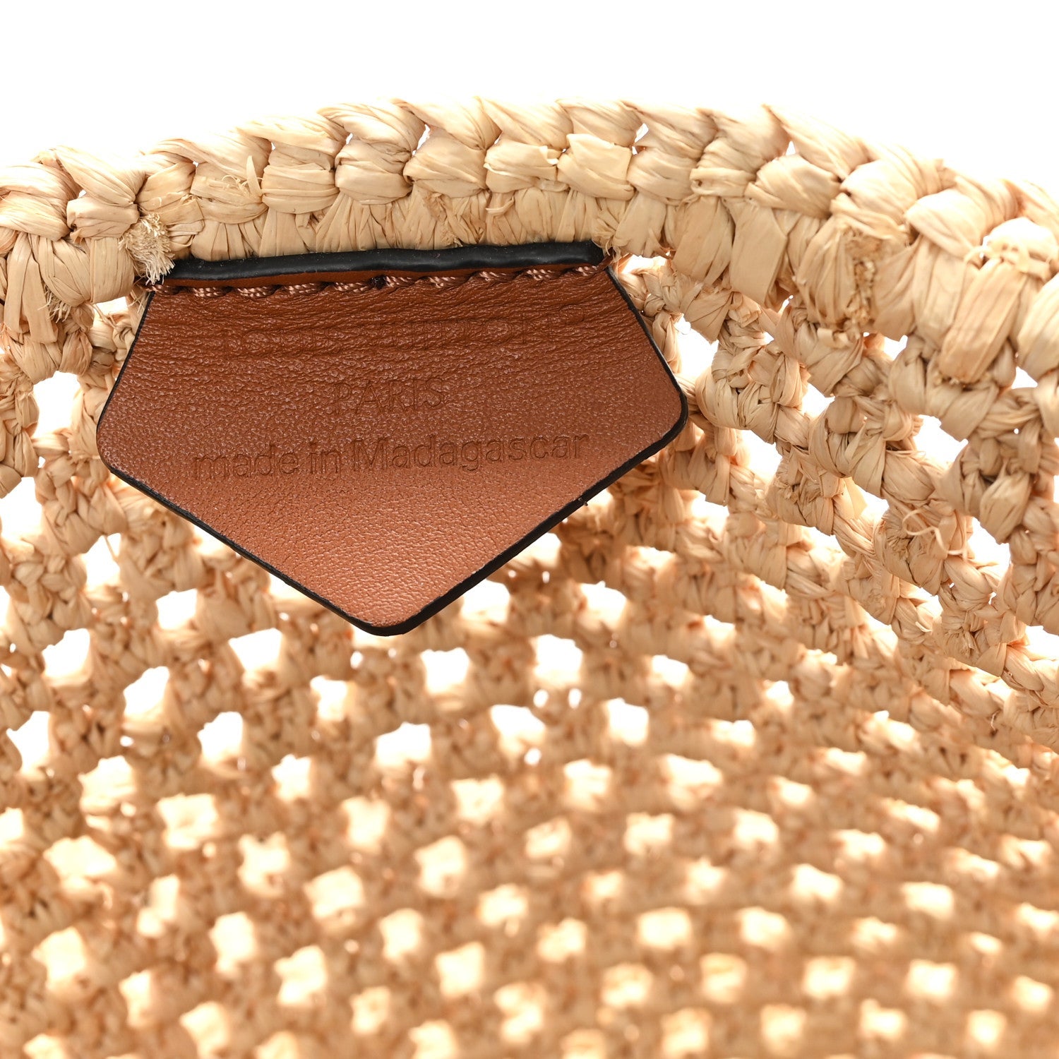 Raffia Calfskin Forte Del Marmi OnTheGo MM Natural Fuchsia