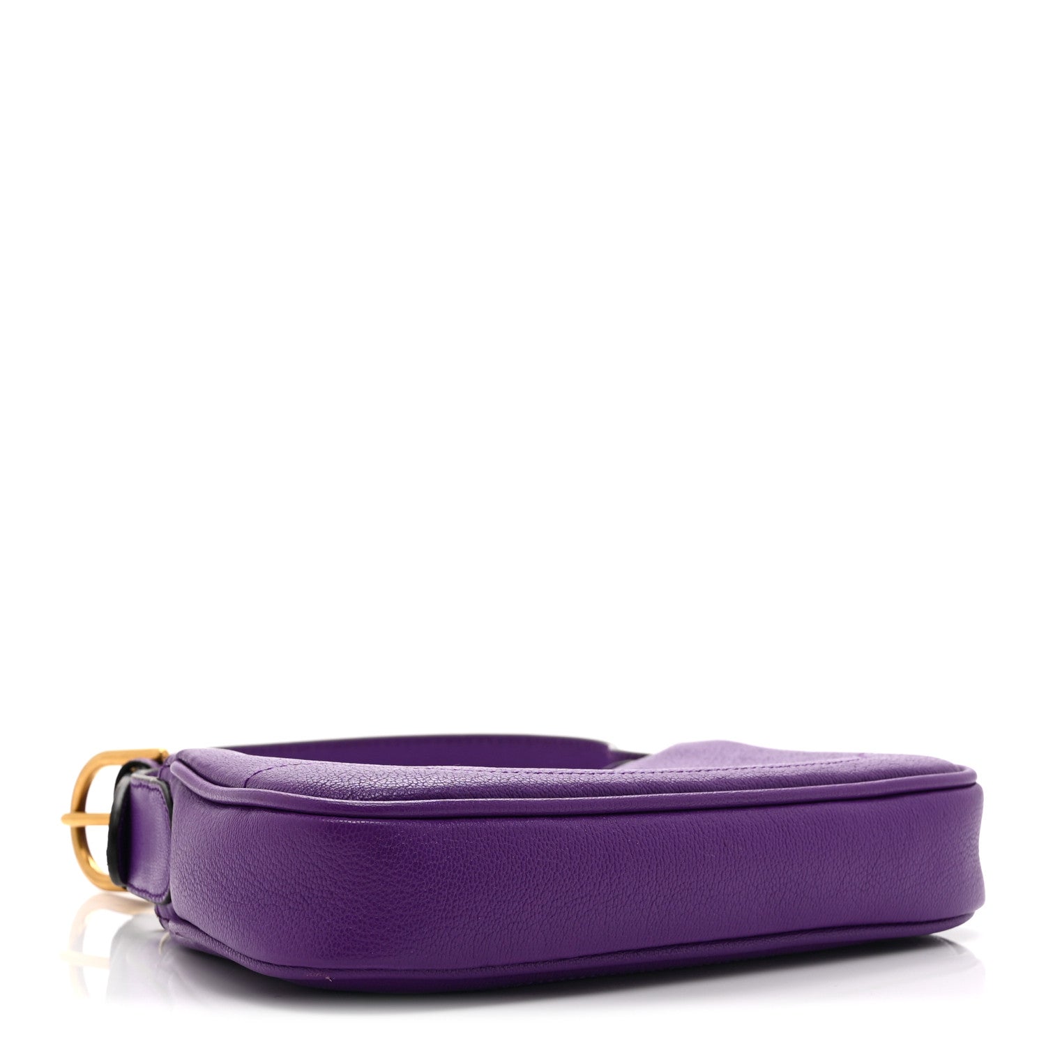 Goatskin Mini Aphrodite Shoulder Bag Shine Purple