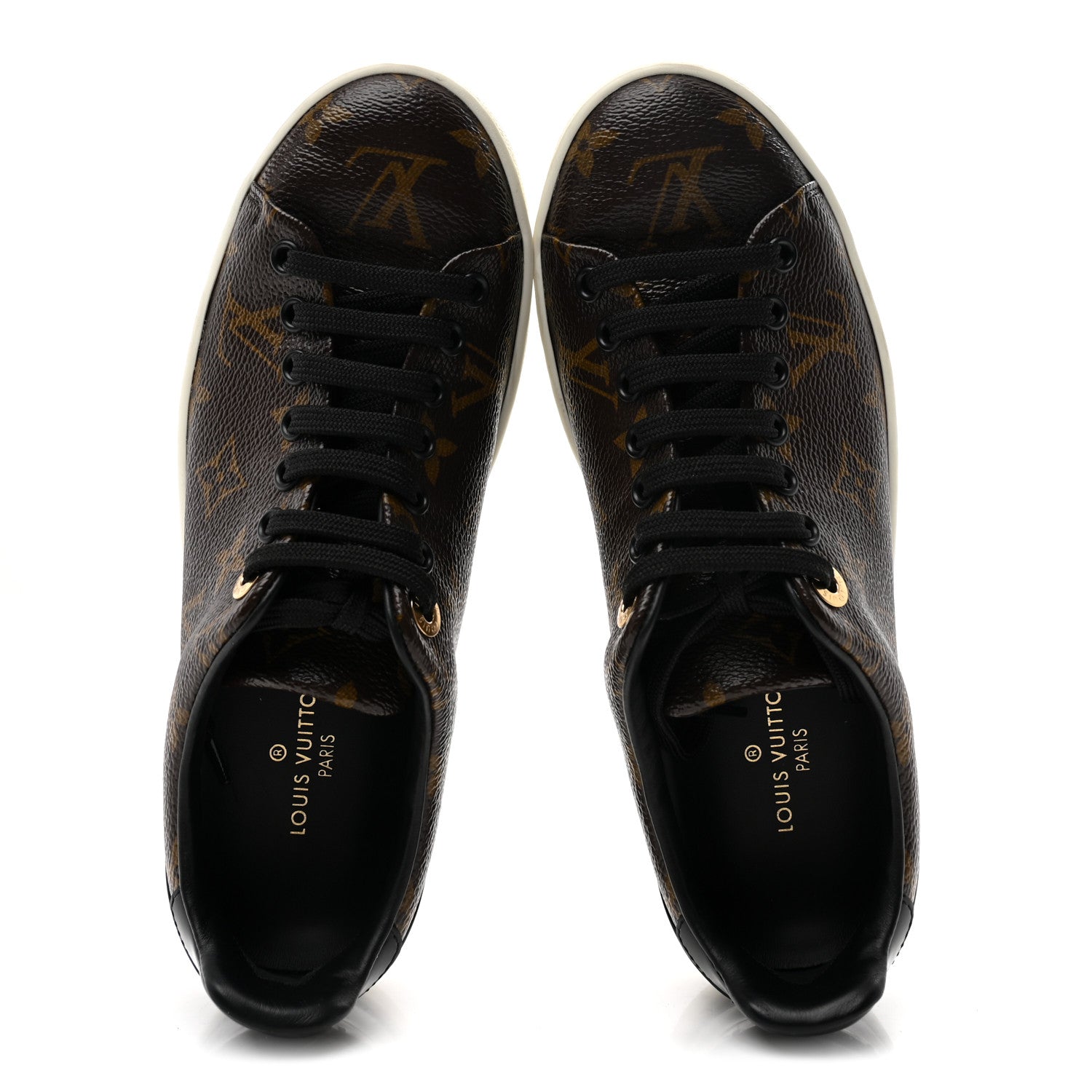 Patent Monogram Frontrow Sneakers 35.5