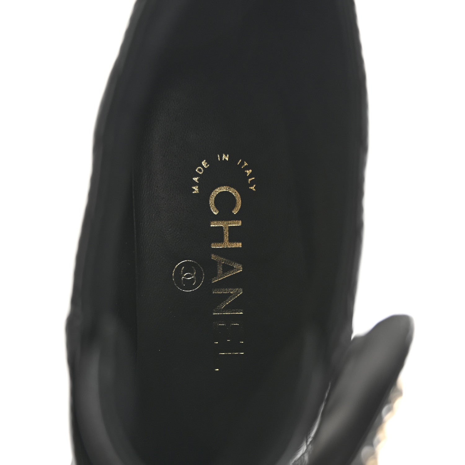 Shiny Lambskin Quilted Lace Up Combat Boots 37 Black