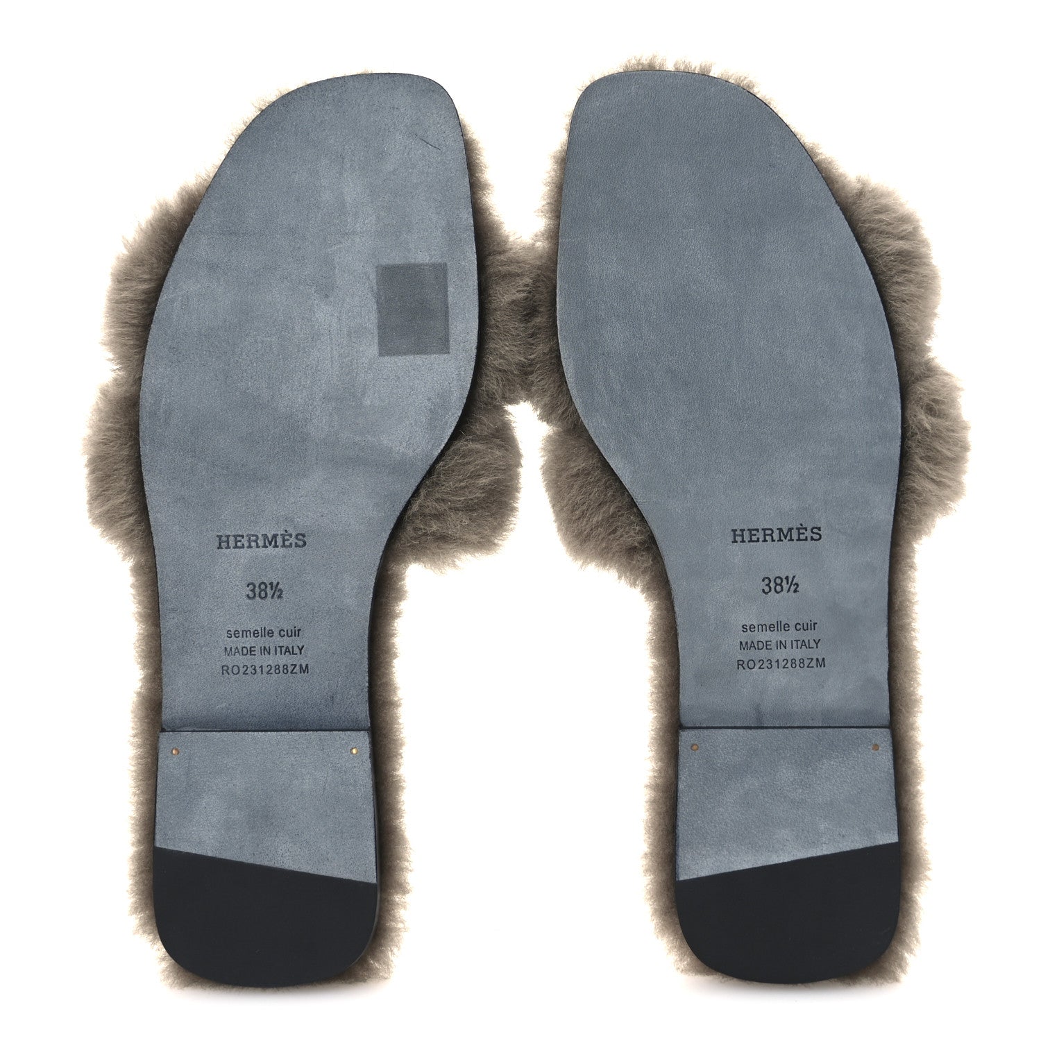 Woolskin Oran Sandals 38.5 Etoupe