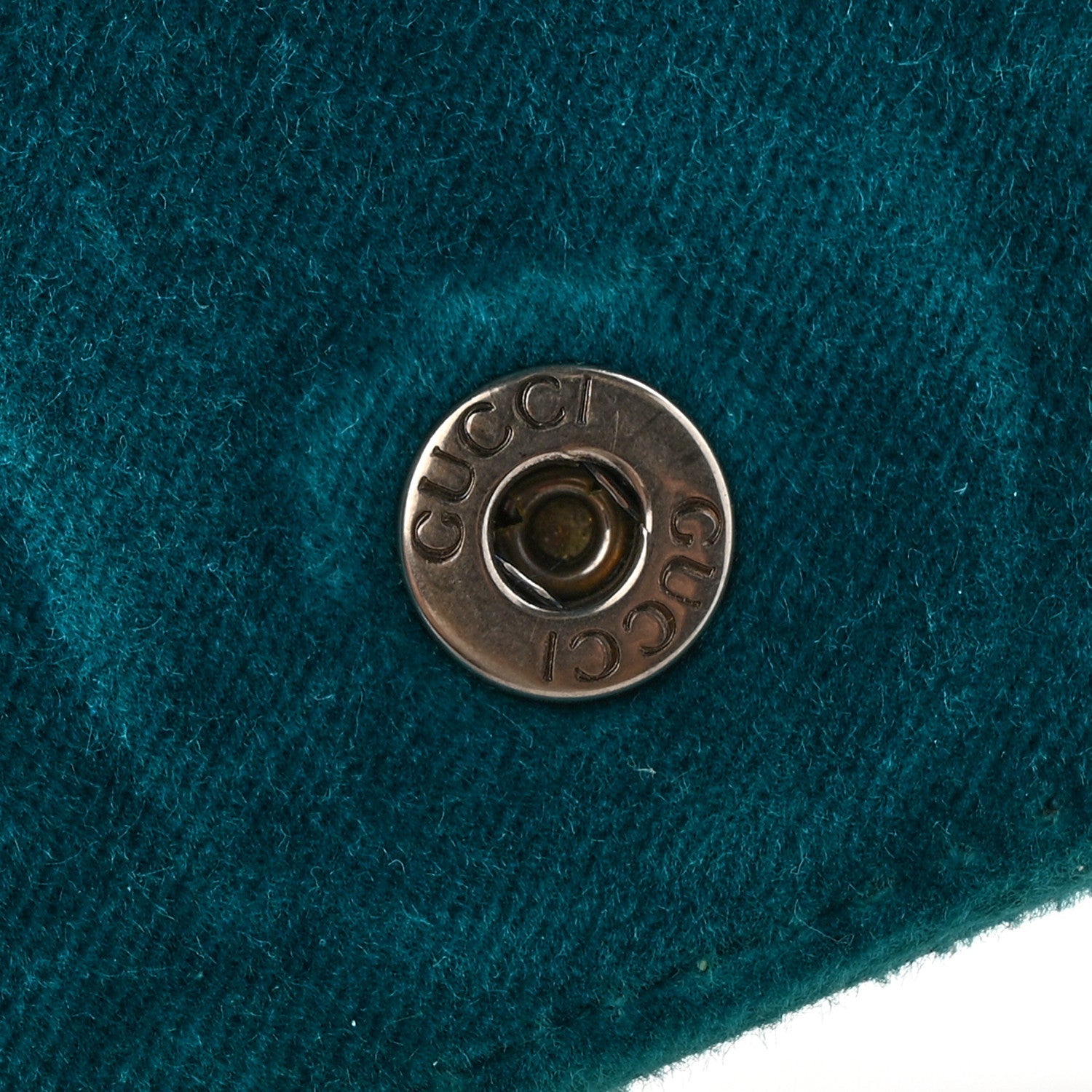 Velvet Super Mini Dionysus Shoulder Bag Pavone Cyan