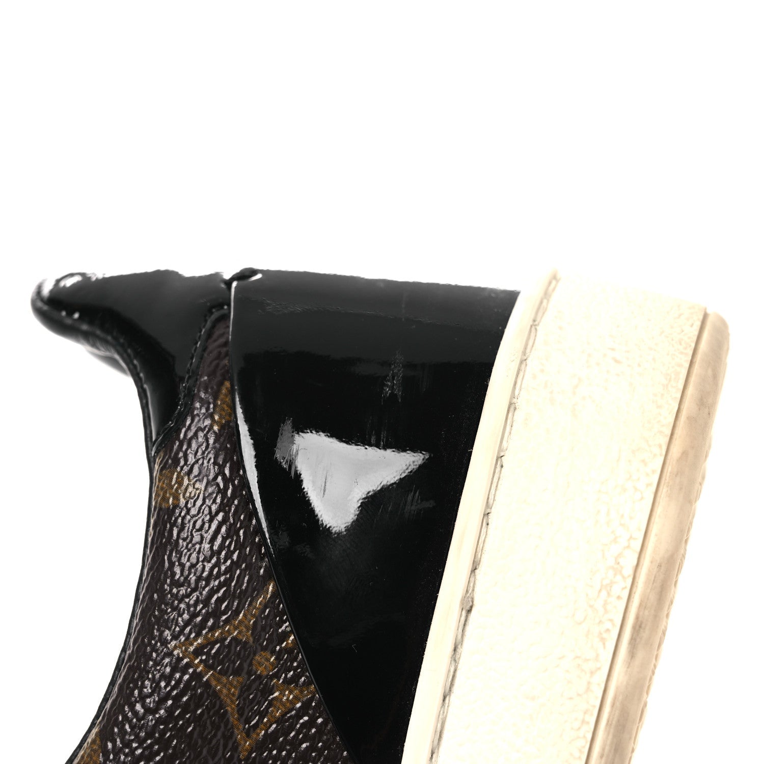 Patent Monogram Frontrow Sneakers 37