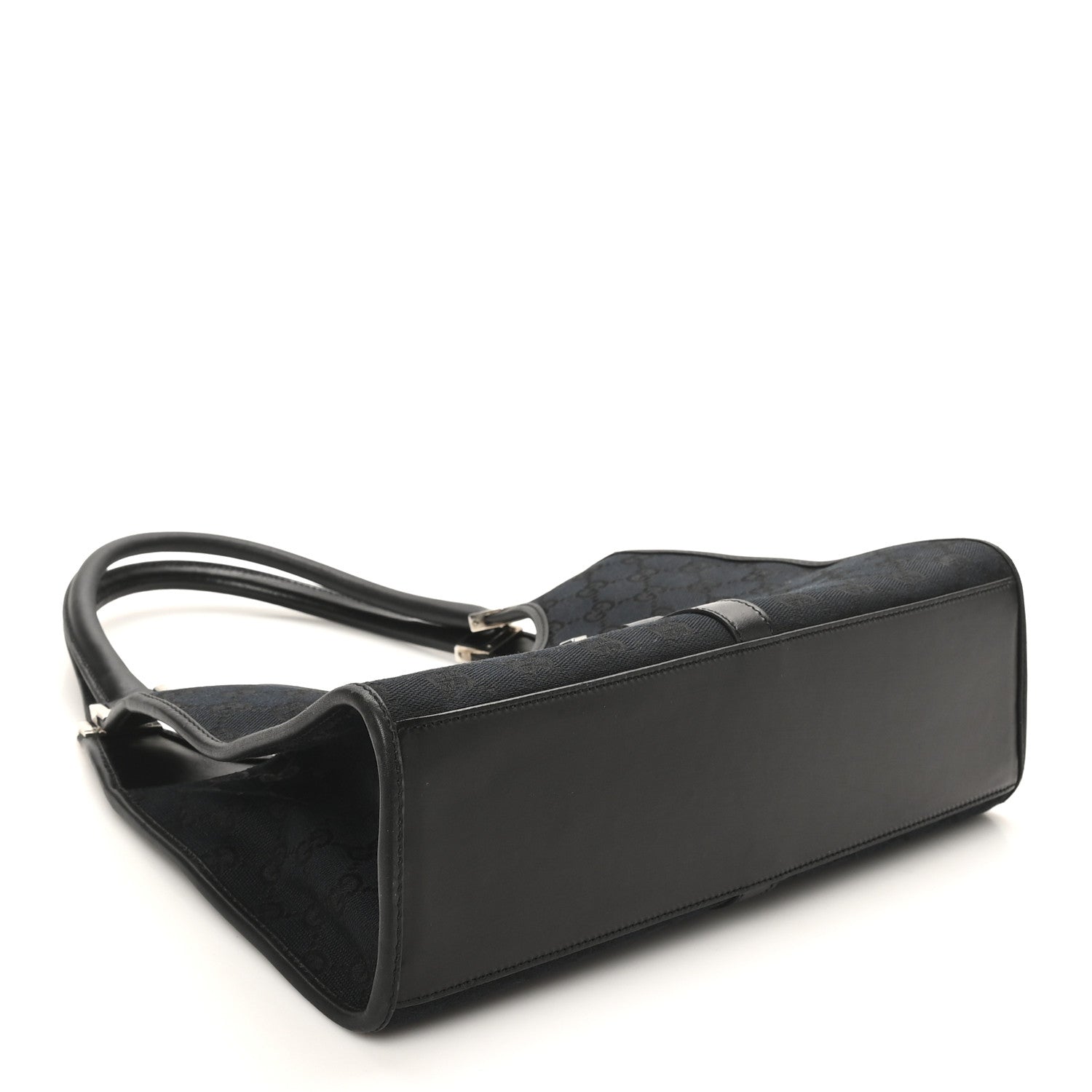 Monogram Bardot Shoulder Bag Black