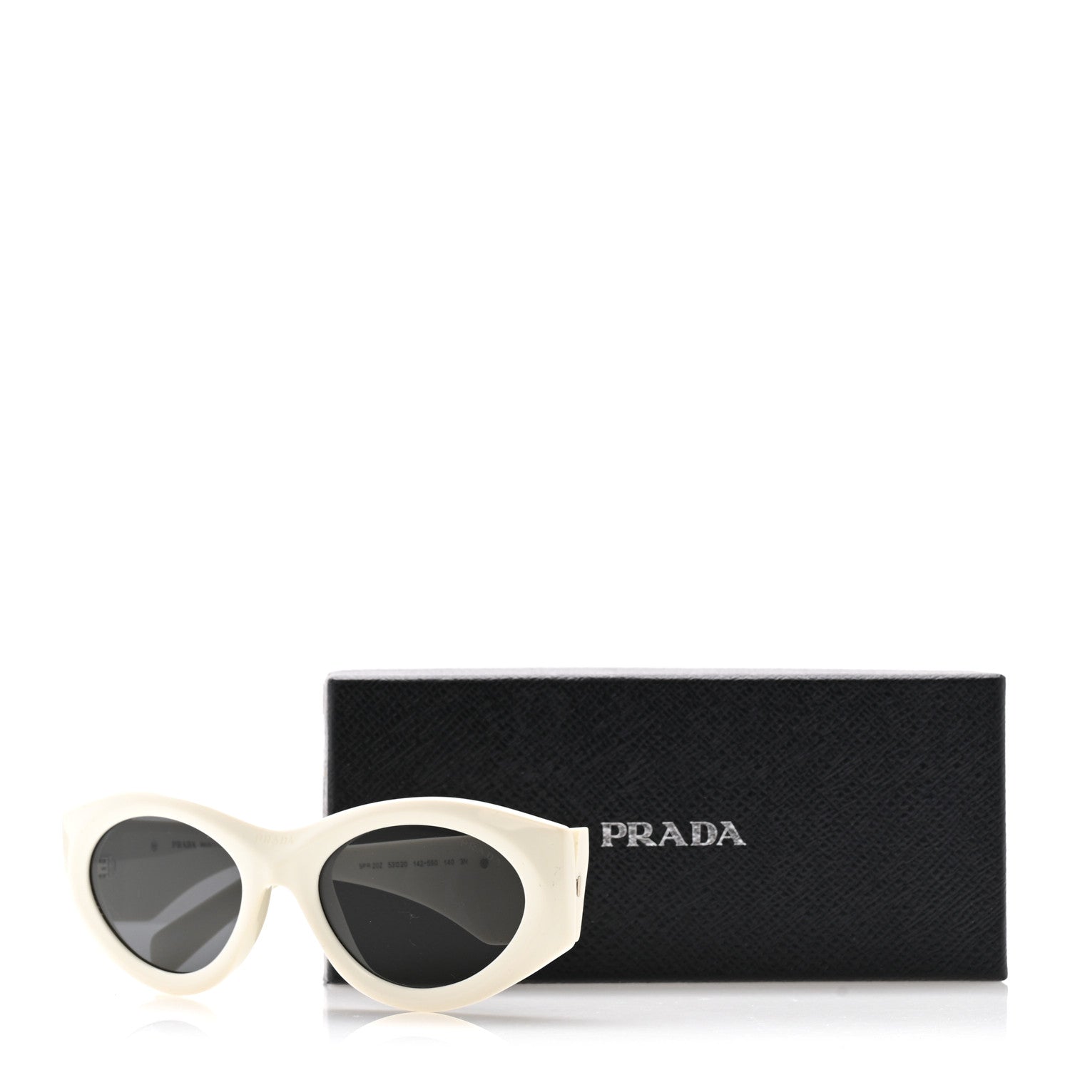 Acetate Oval Symbole Sunglasses SPR 20Z White