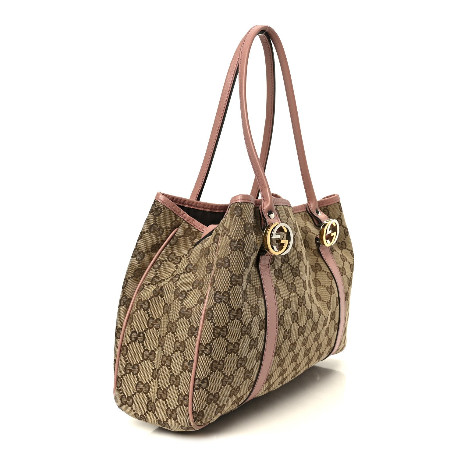 Monogram Medium Twins Tote Pink