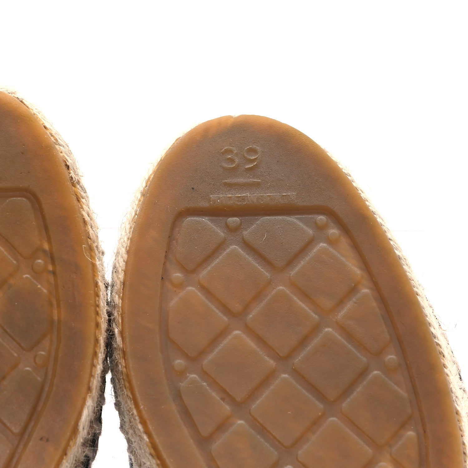 Lambskin CC Espadrilles 39 Black