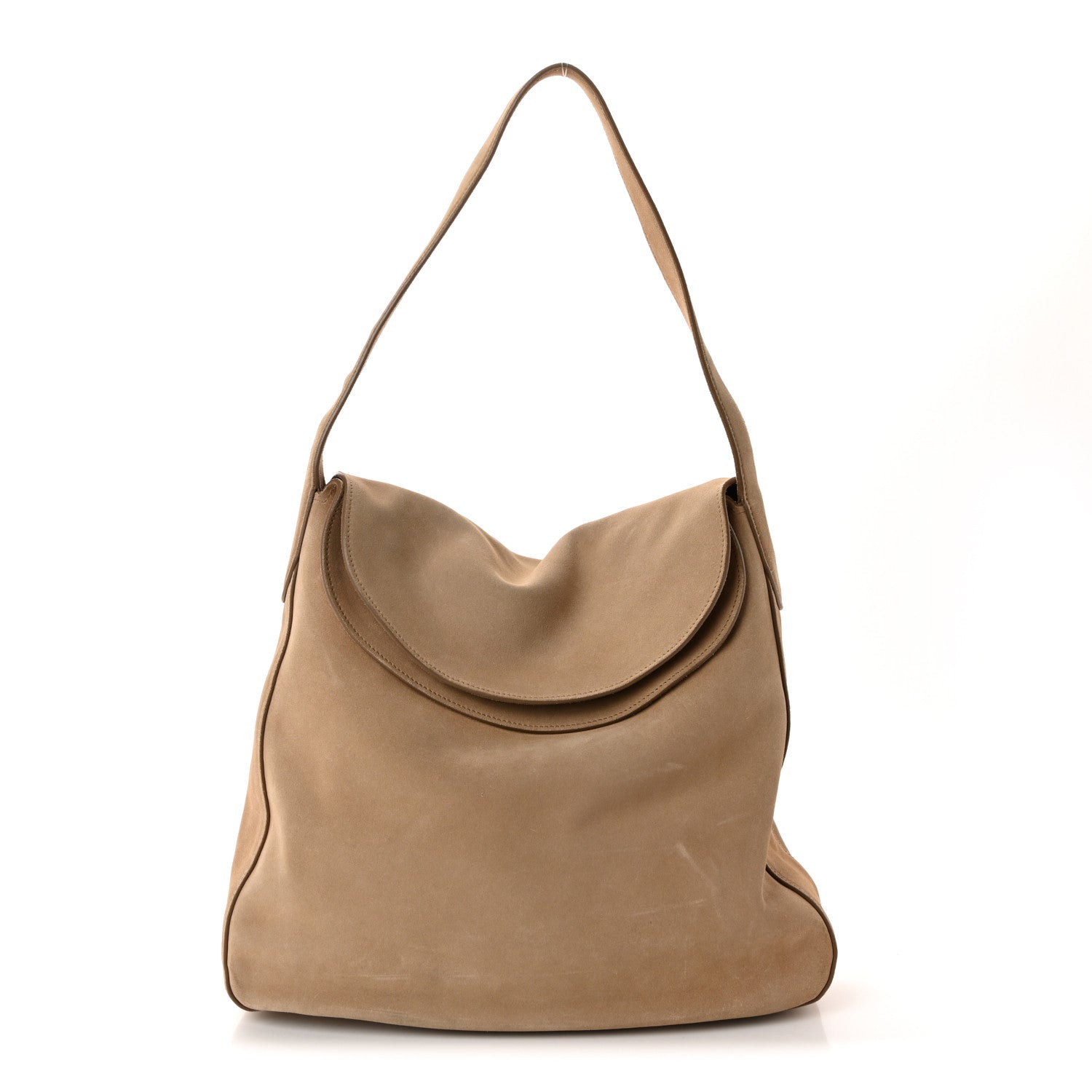 Scamosciato Hobo Cammello