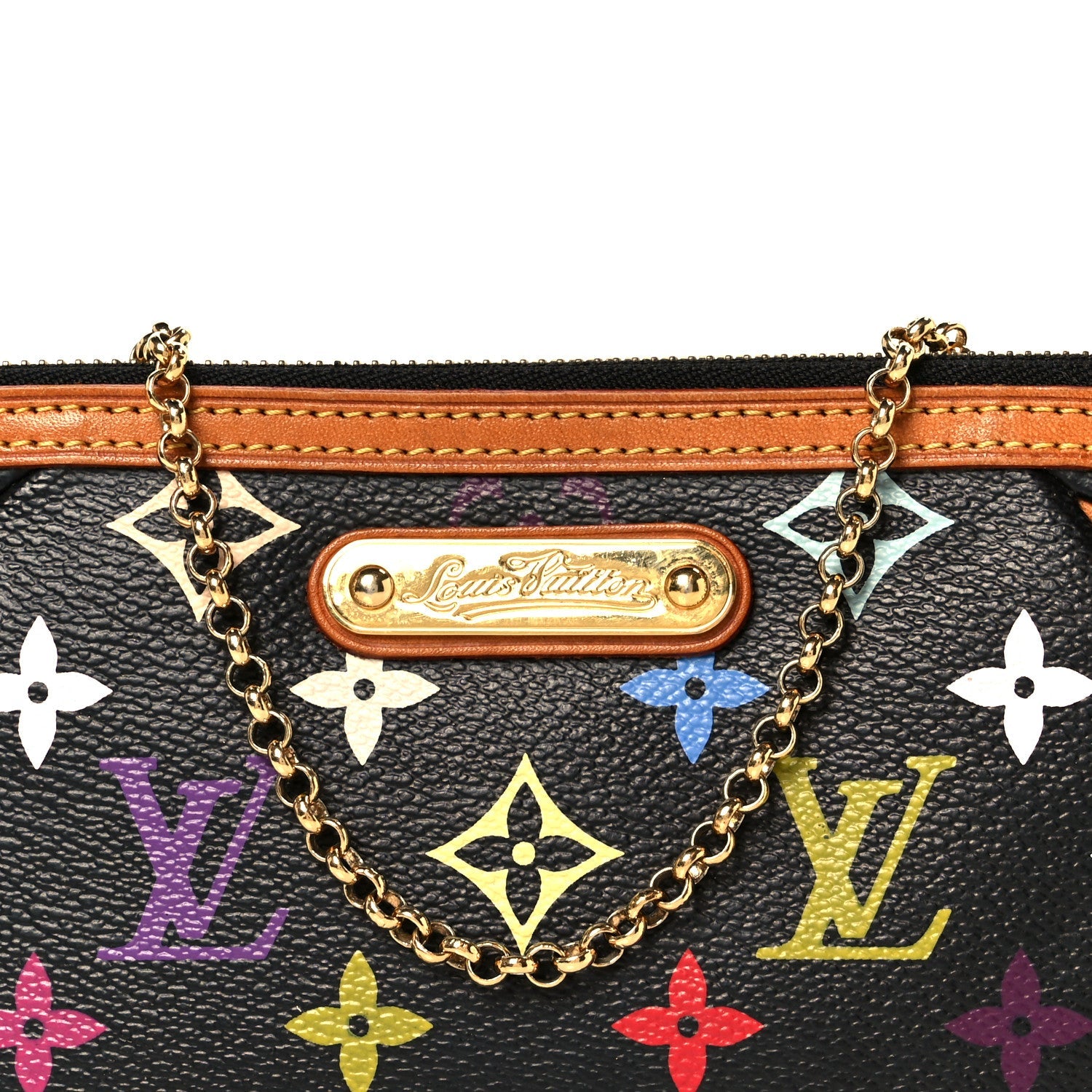 Monogram Multicolor Pochette Milla MM Black