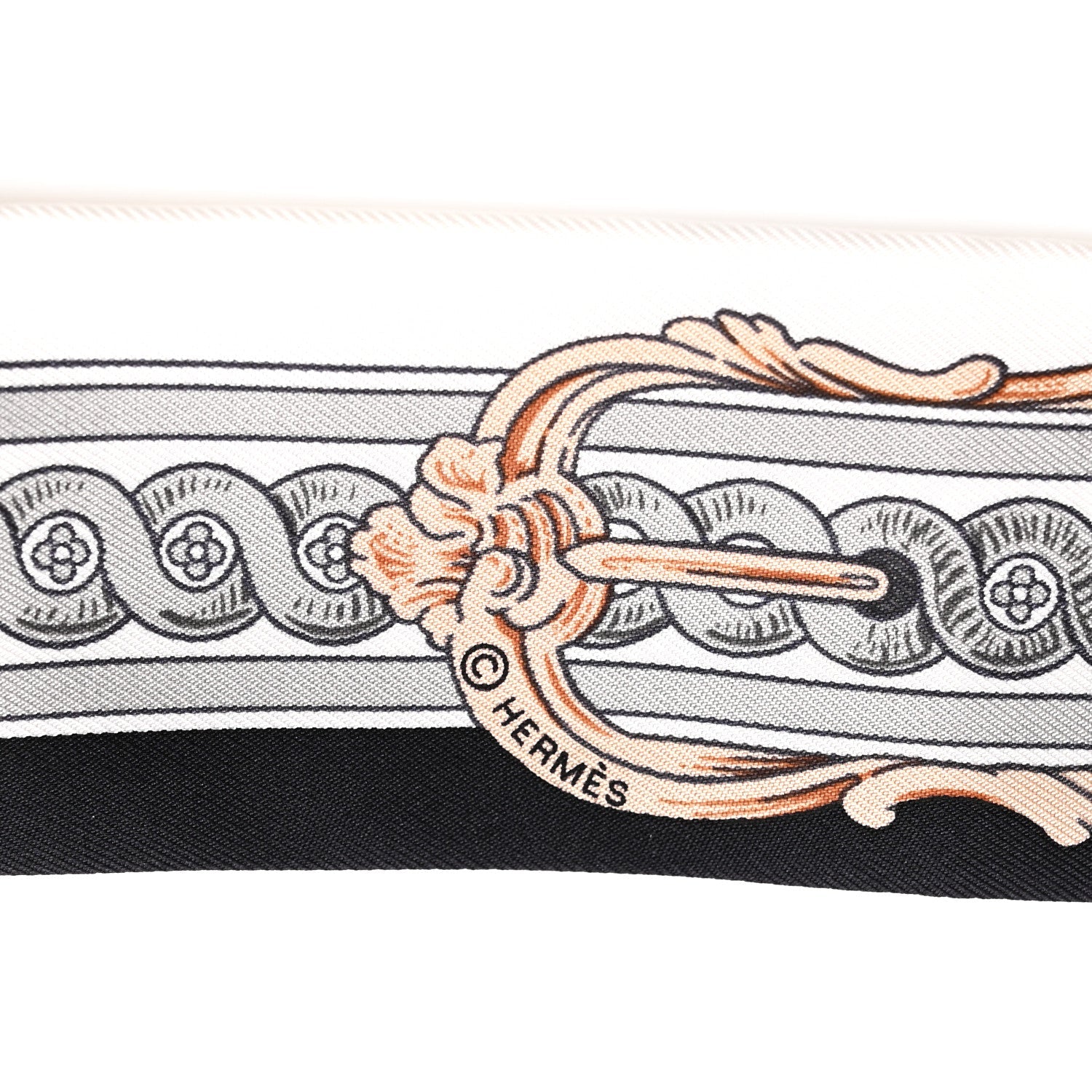 Silk Bride De Cour Twilly Black White Or Rose
