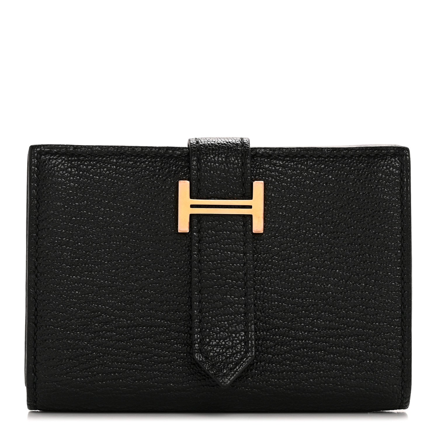 Chevre Mysore Mini Bearn Wallet Black