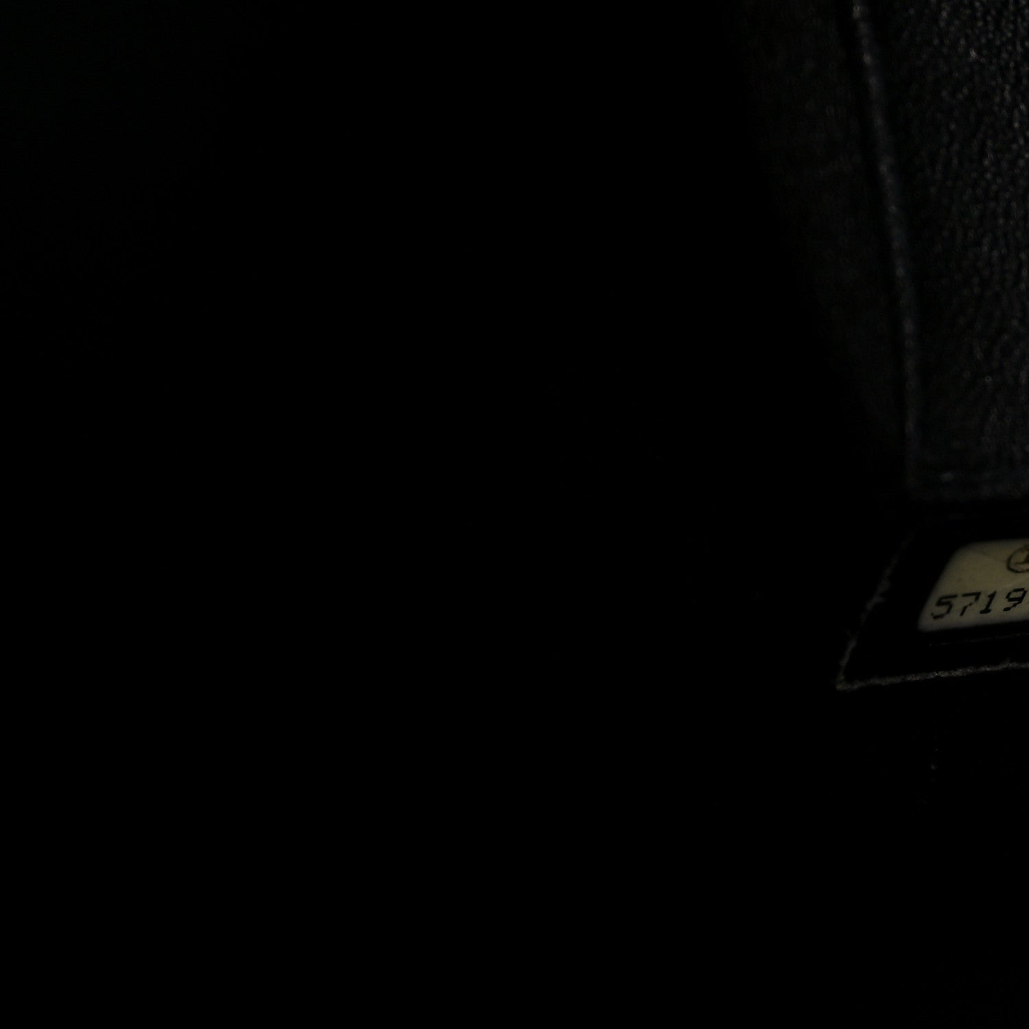 Caviar Quilted Flap Shopping Tote Black