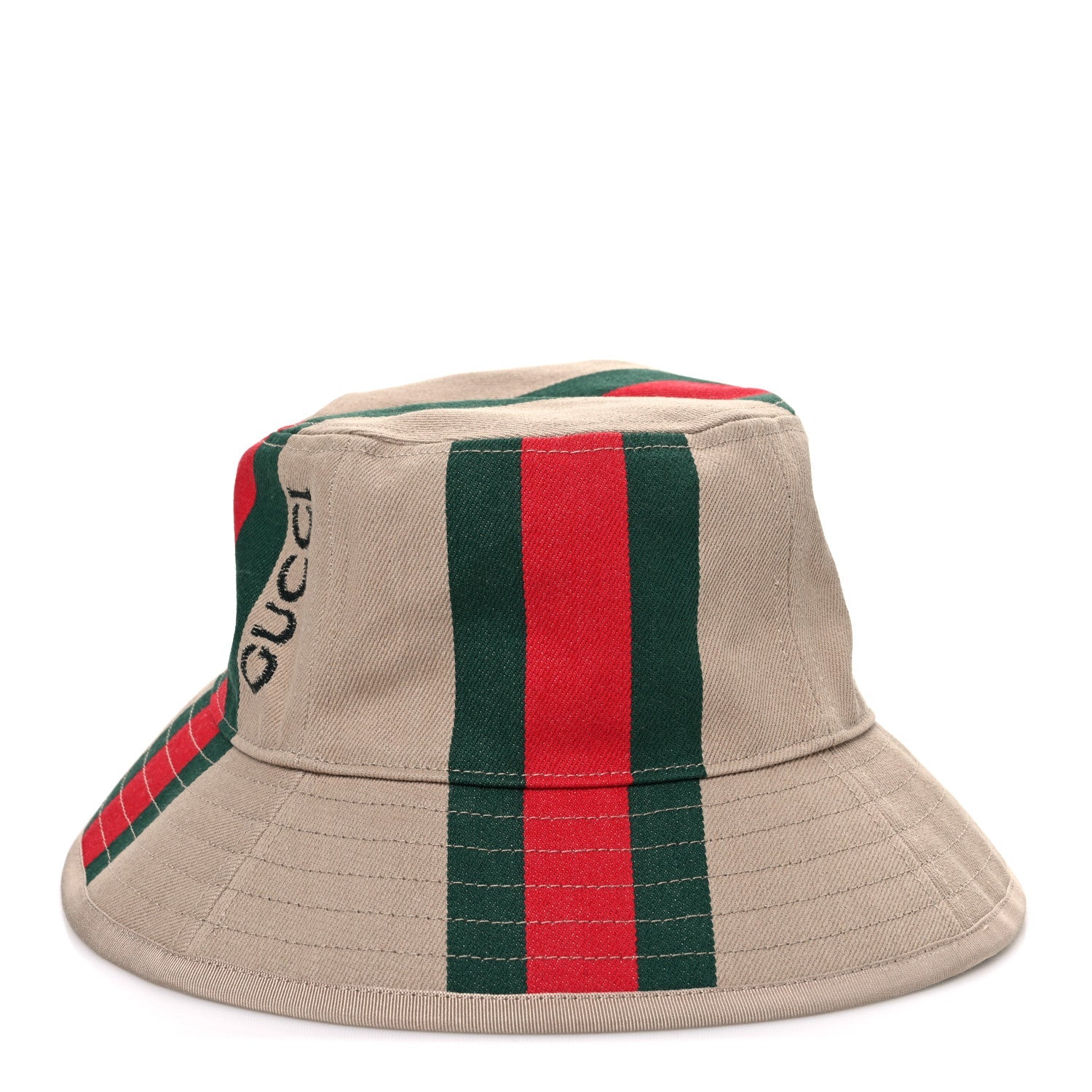Monogram Canvas Web Bucket Hat M Beige