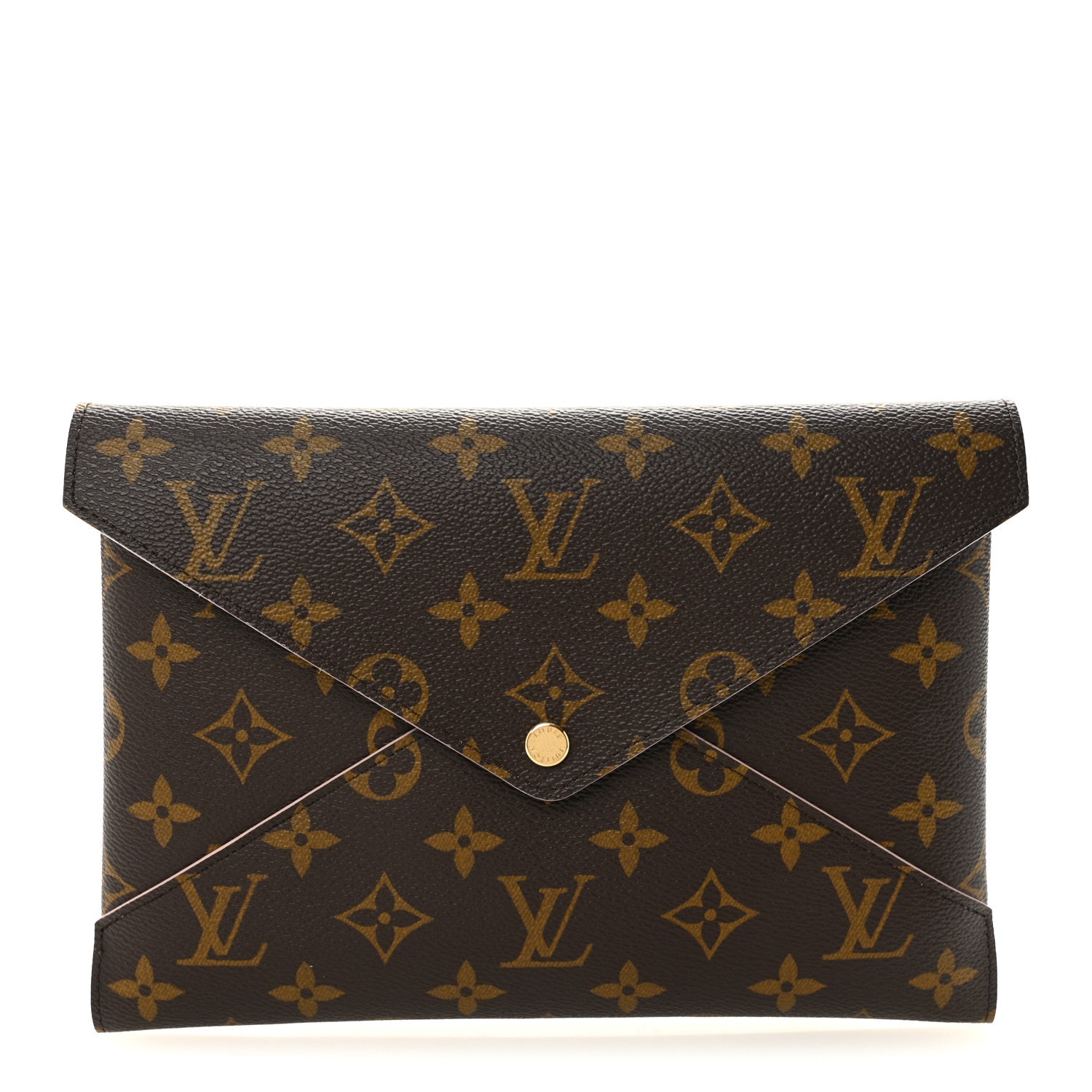 Monogram Large Kirigami Pochette Insert Rose Ballerine