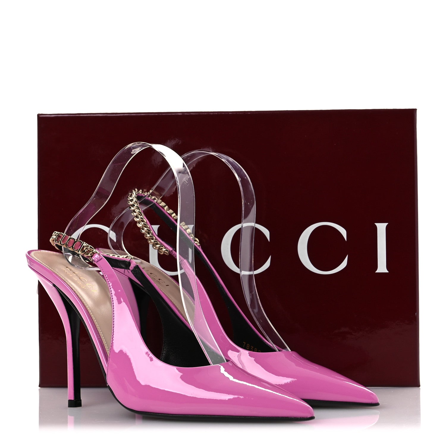 Vernice Crystal Nappa Charlotte Signoria 105 Slingback Pumps 39 Libre Pink