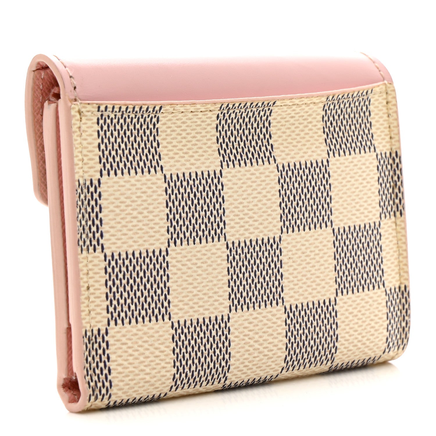 Damier Azur Zoe Wallet Rose Ballerine
