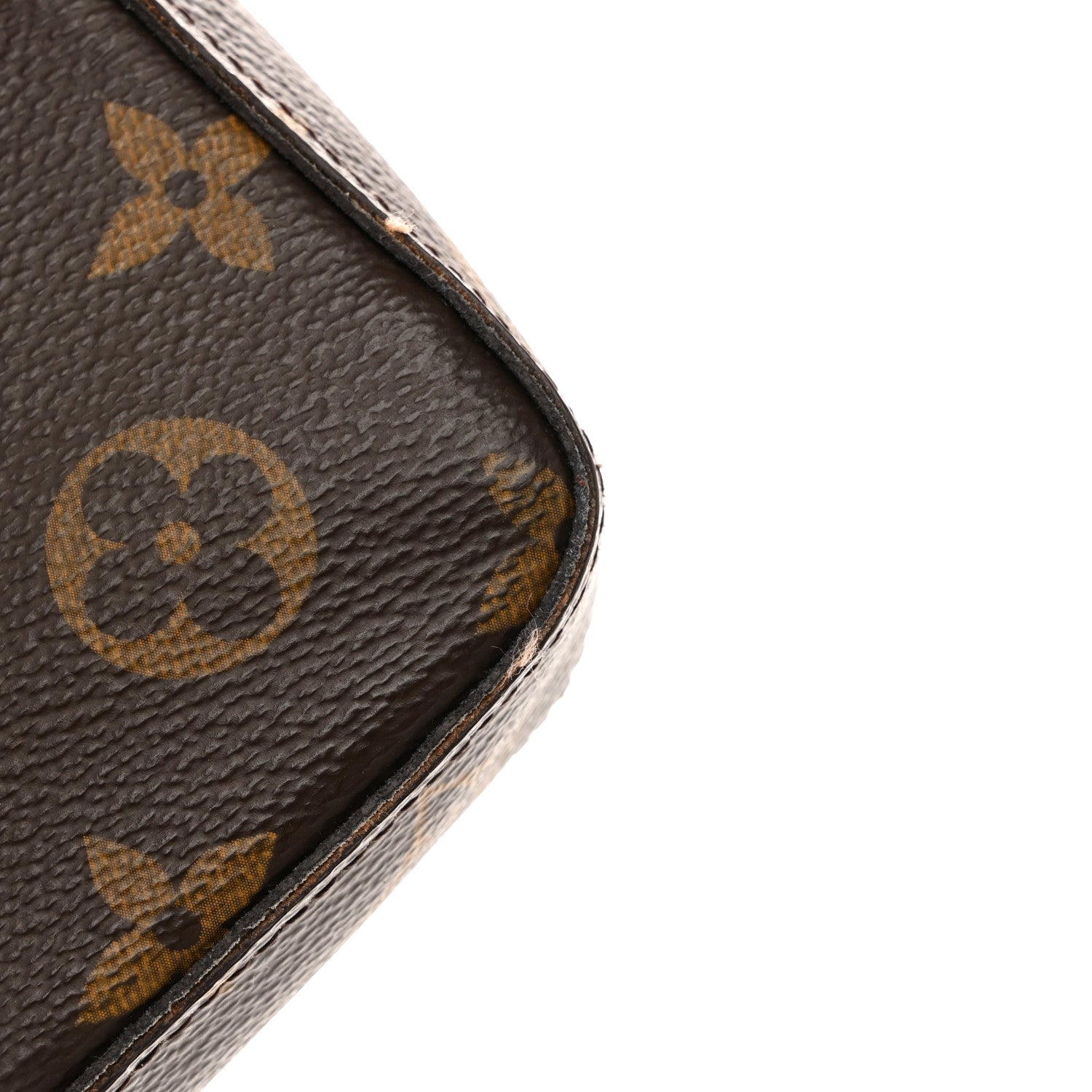 Monogram Pochette Felicie Chain Wallet Fuchsia