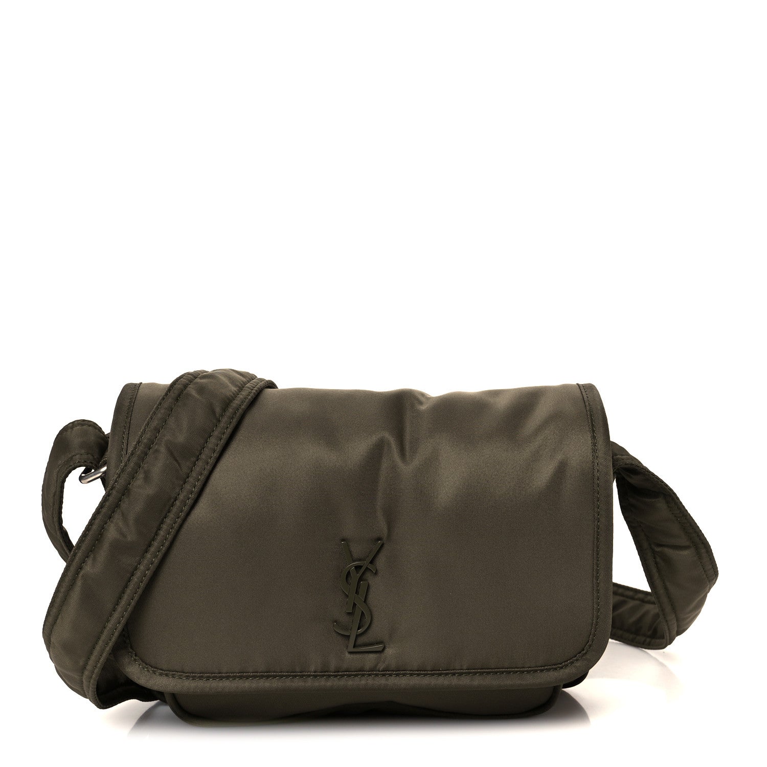 Econyl Nylon Small Niki Messenger Deep Milita
