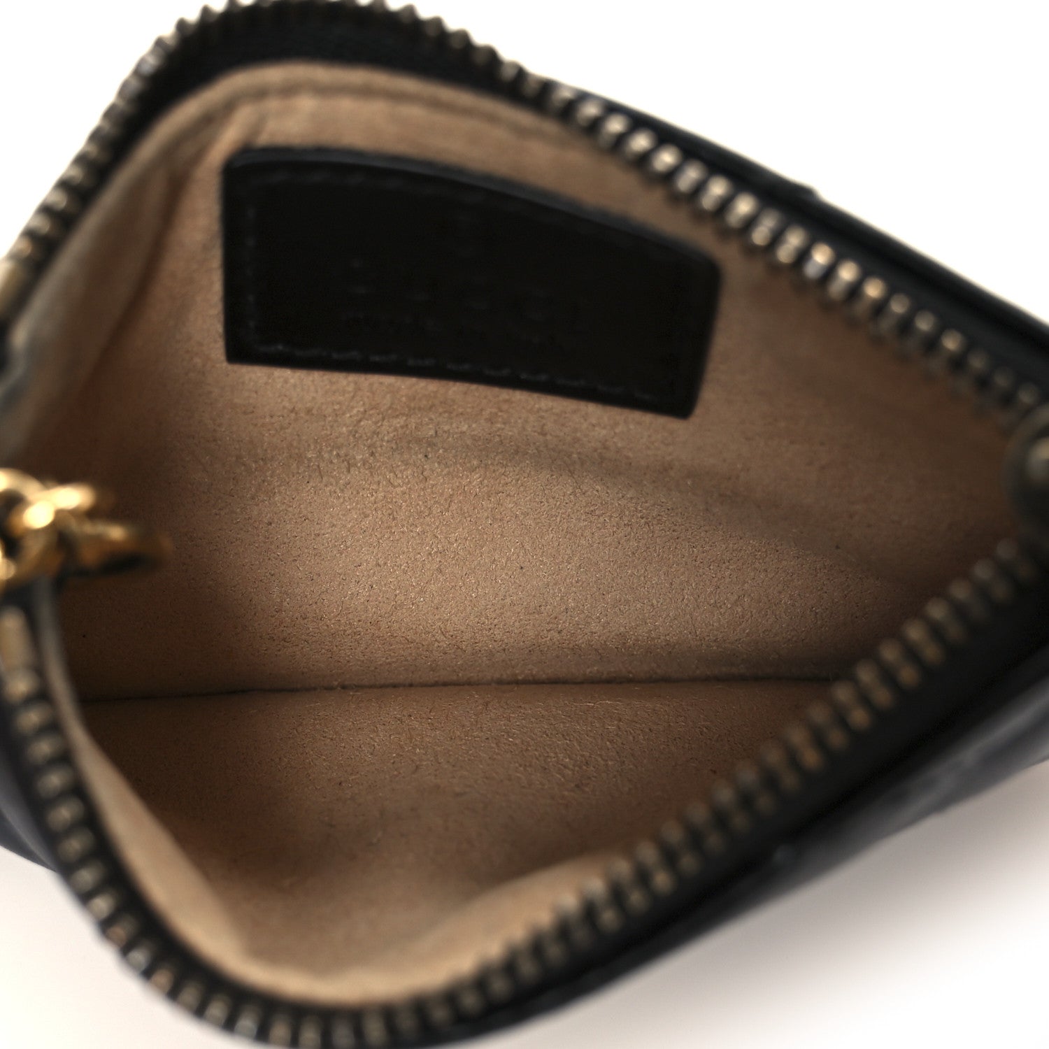 Calfskin Matelasse GG Marmont Key Case Black