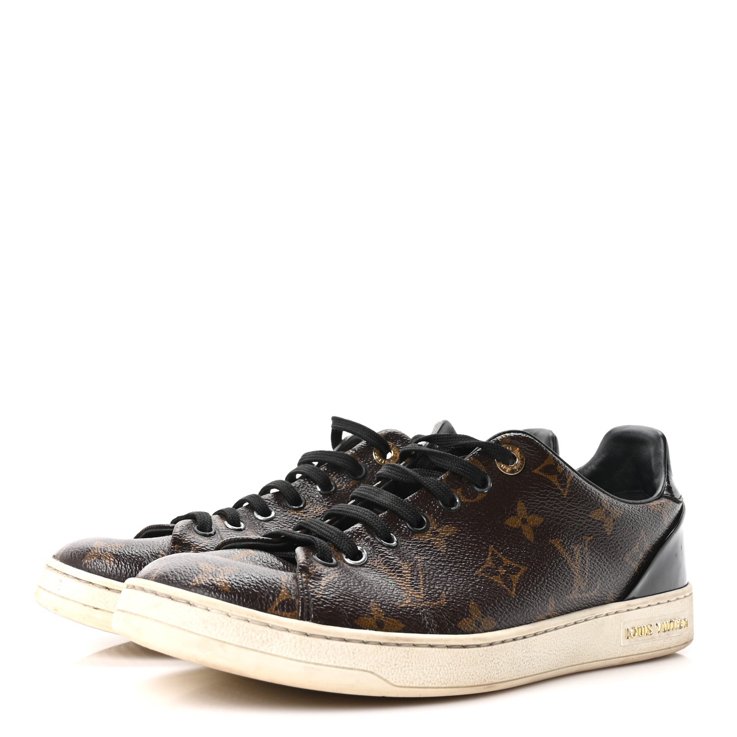 Patent Monogram Frontrow Sneakers 40