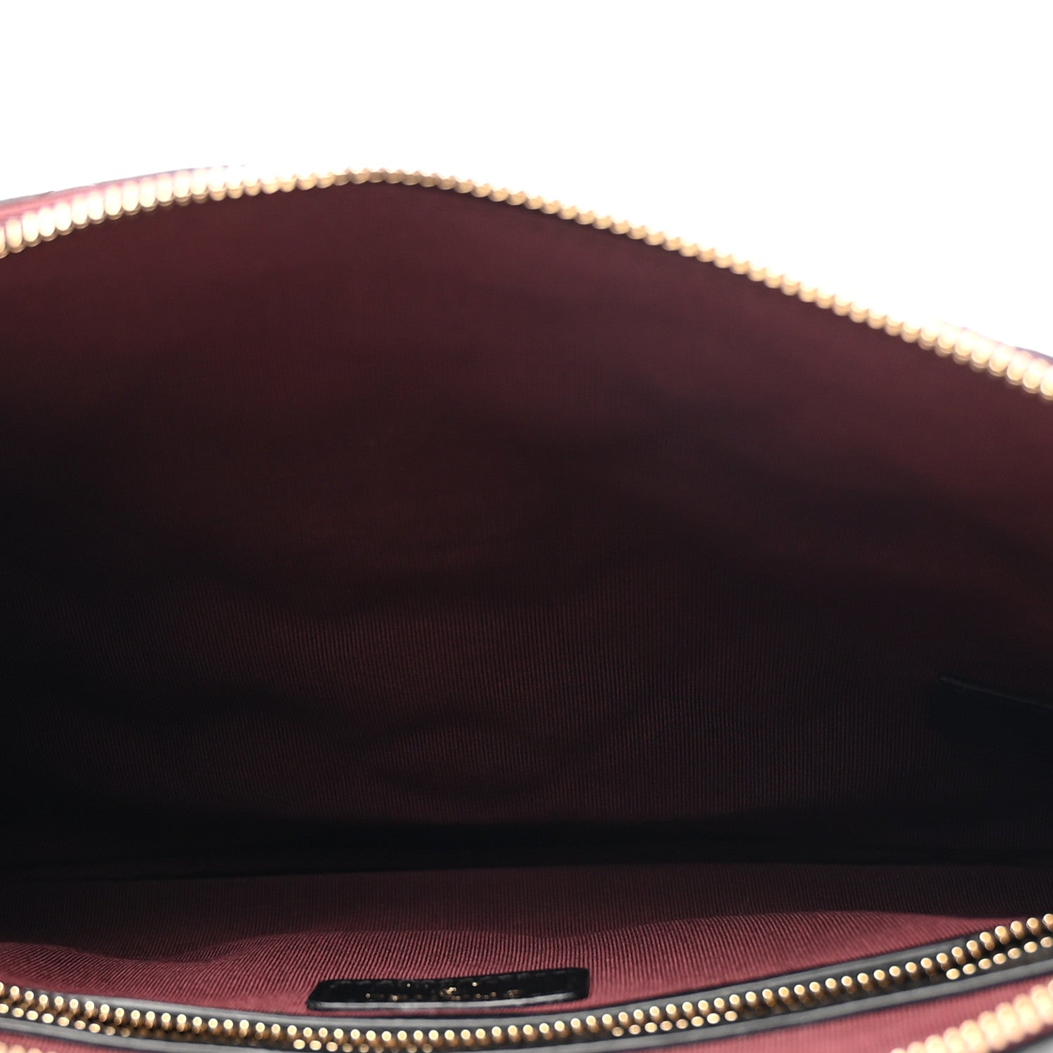 Lambskin Quilted Medium Cosmetic Case Black
