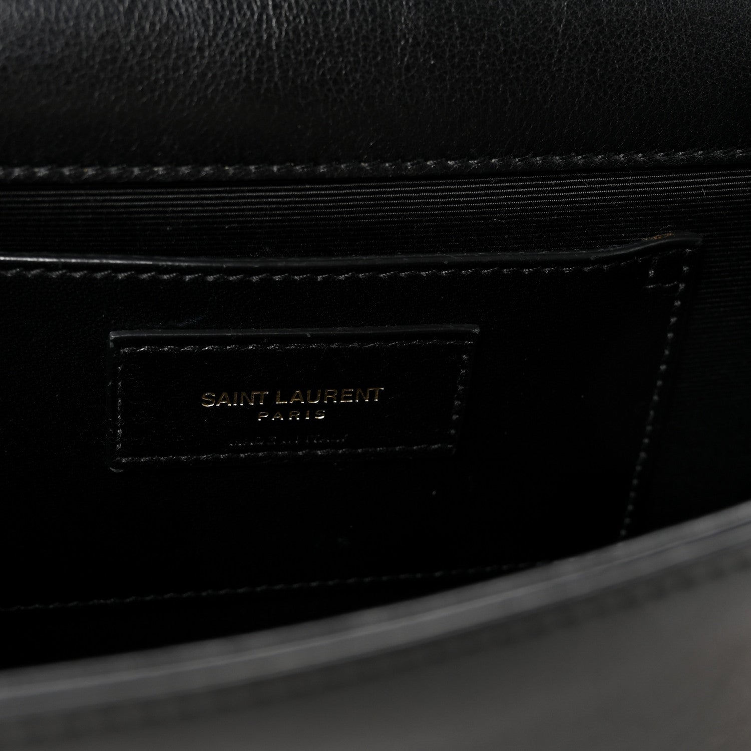Lambskin Medium Cloud Star Monogram Kate Satchel Black
