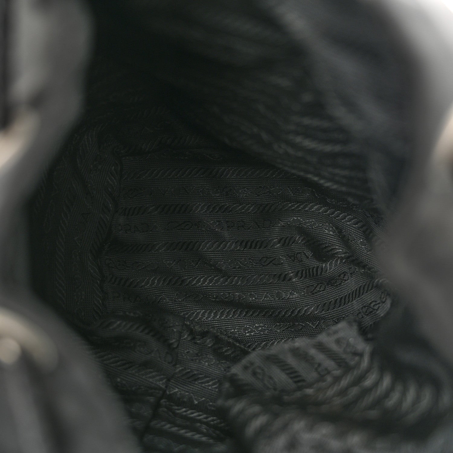 Nylon Vela Mini Cinch Backpack Black