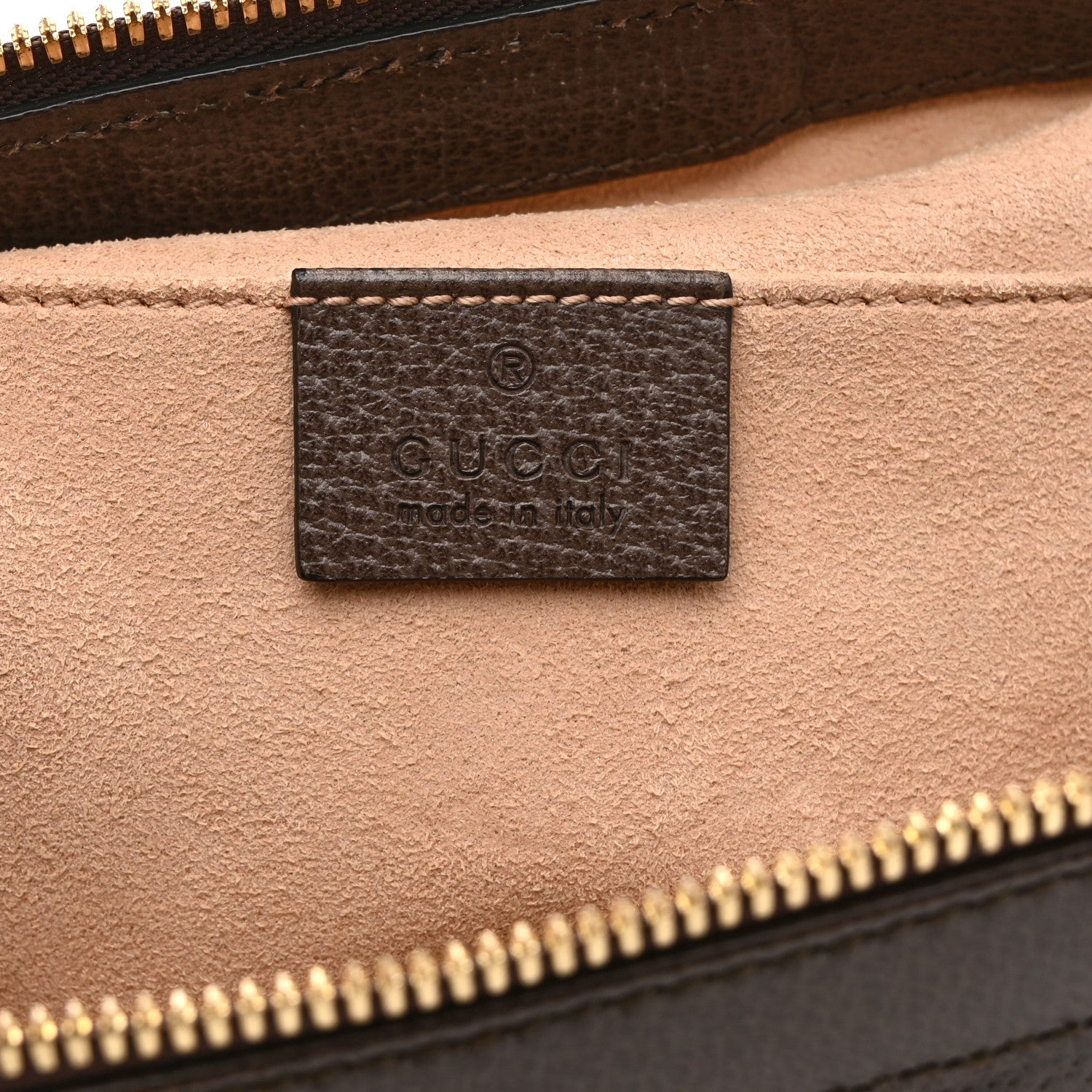 GG Supreme Monogram Small Ophidia Tote Bag Brown