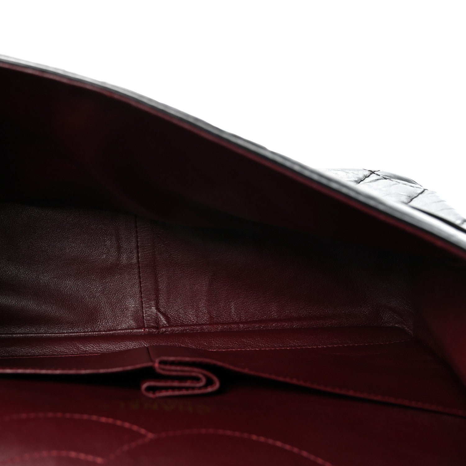 Aged Calfskin Quilted 2.55 Reissue 227 Flap Black