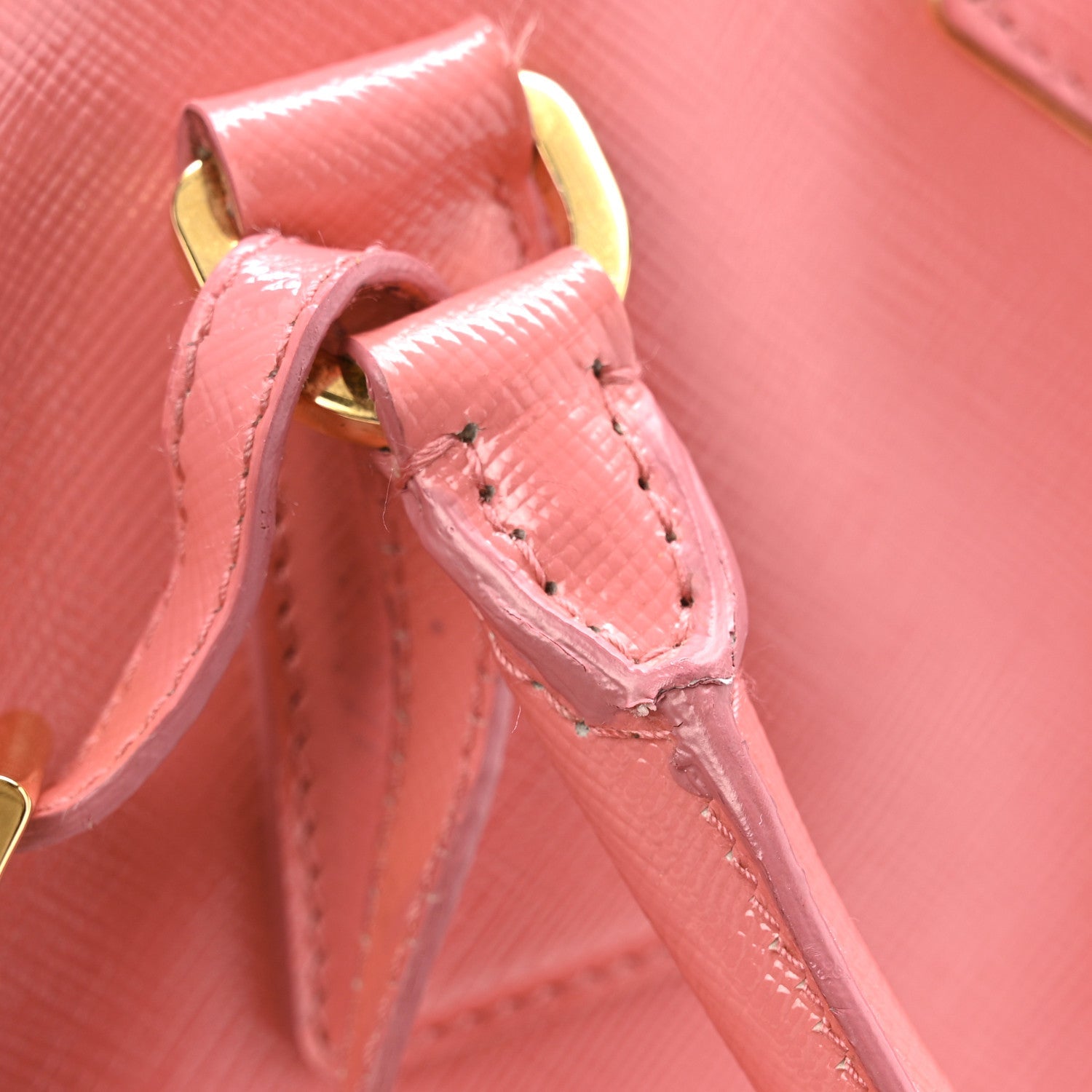 Saffiano Vernice Galleria Shopping Tote Begonia