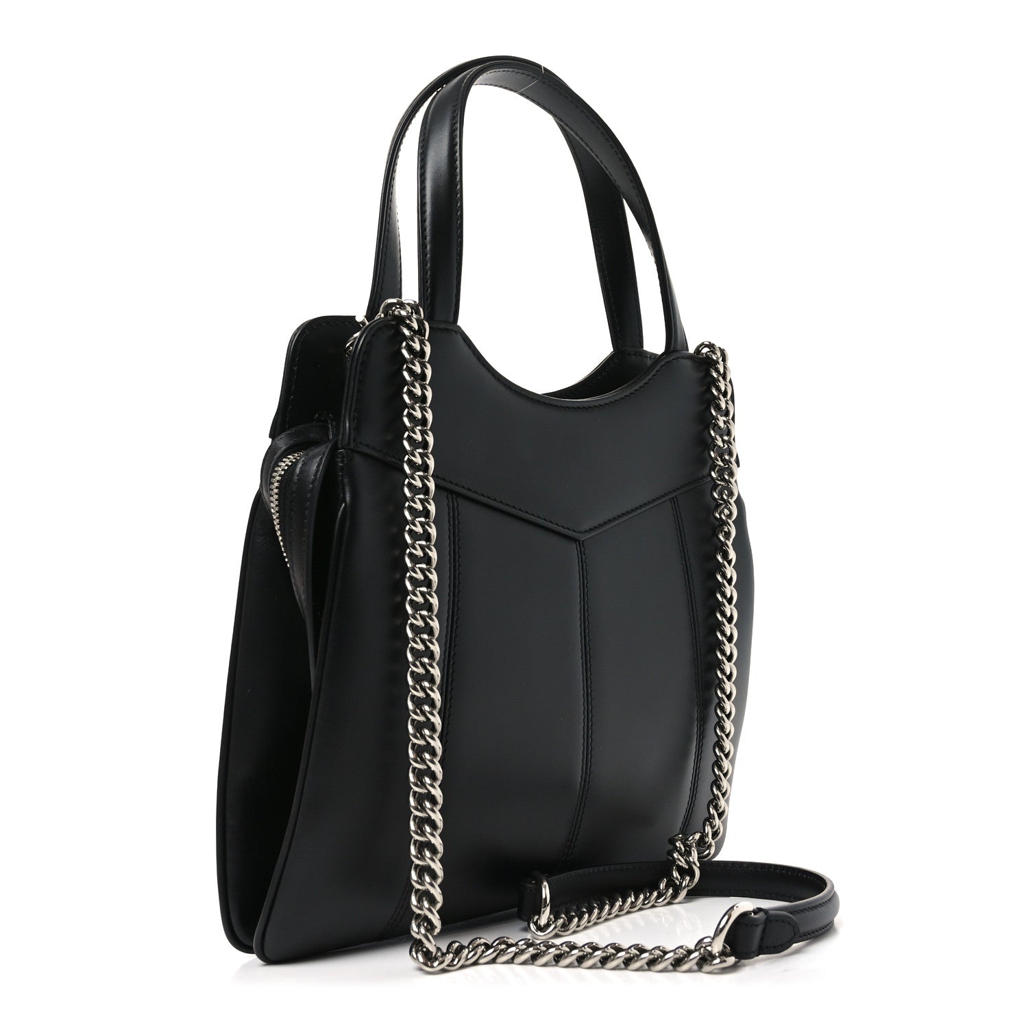 Calfskin Petite GG Small Tote Bag Black