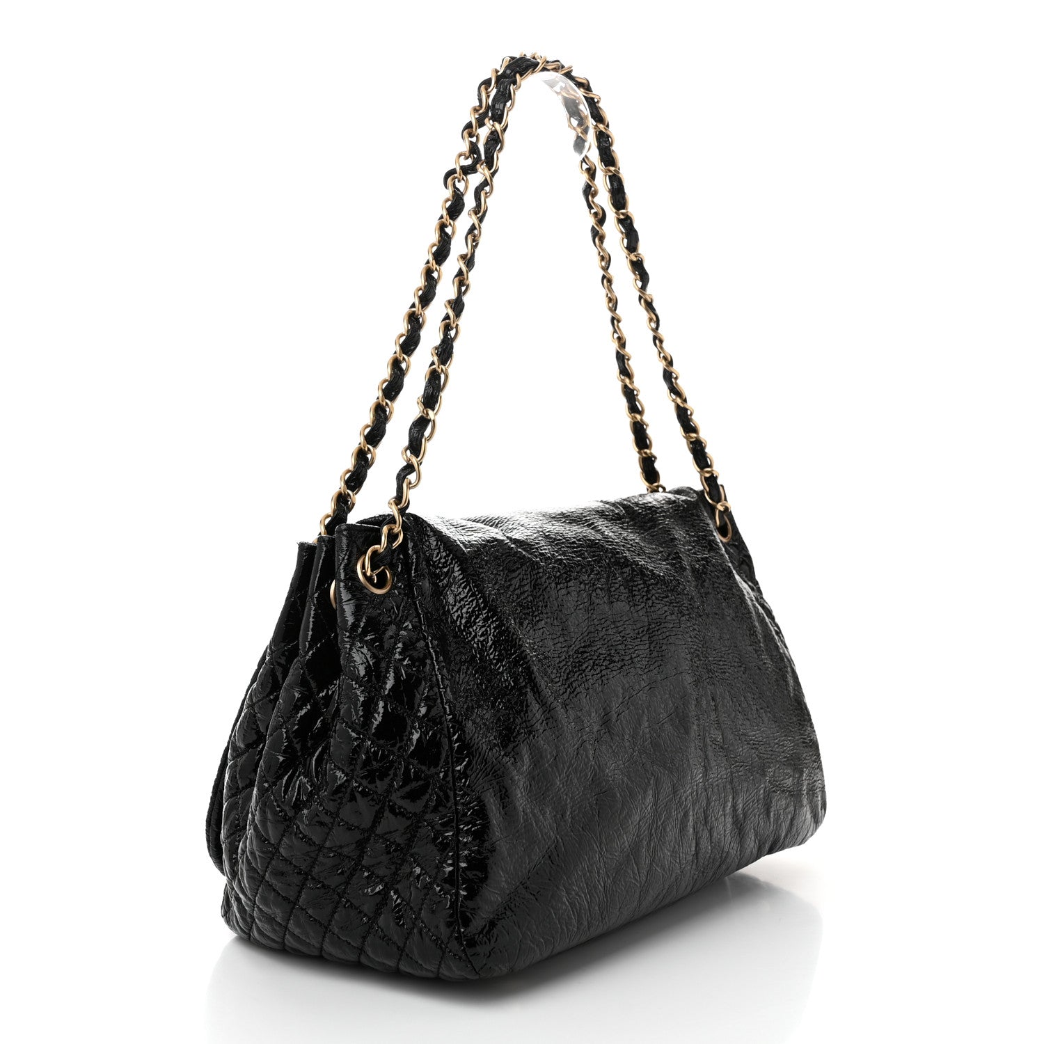 Vinyl XL Rock and Chain Flap Black