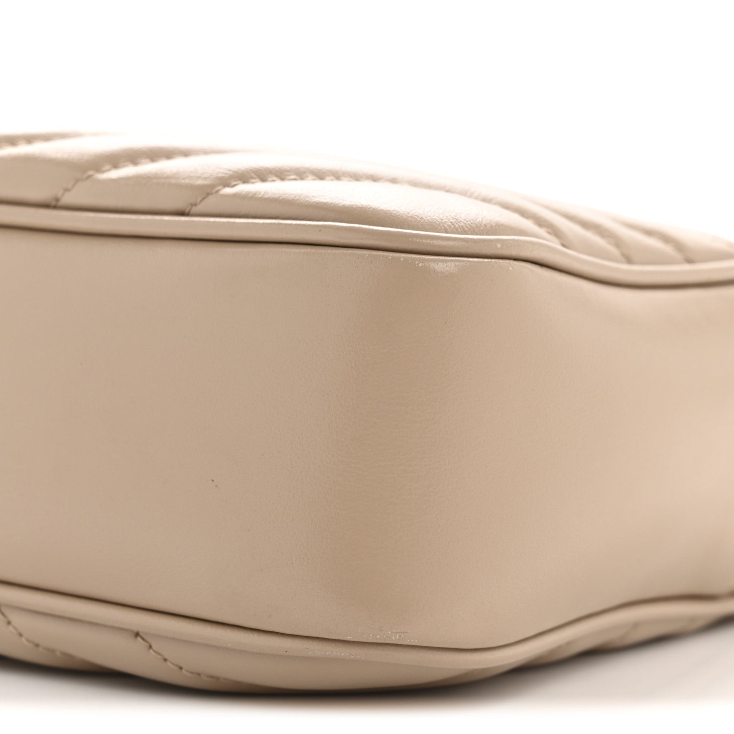 Calfskin Matelasse Monogram Lou Camera Bag Dark Beige