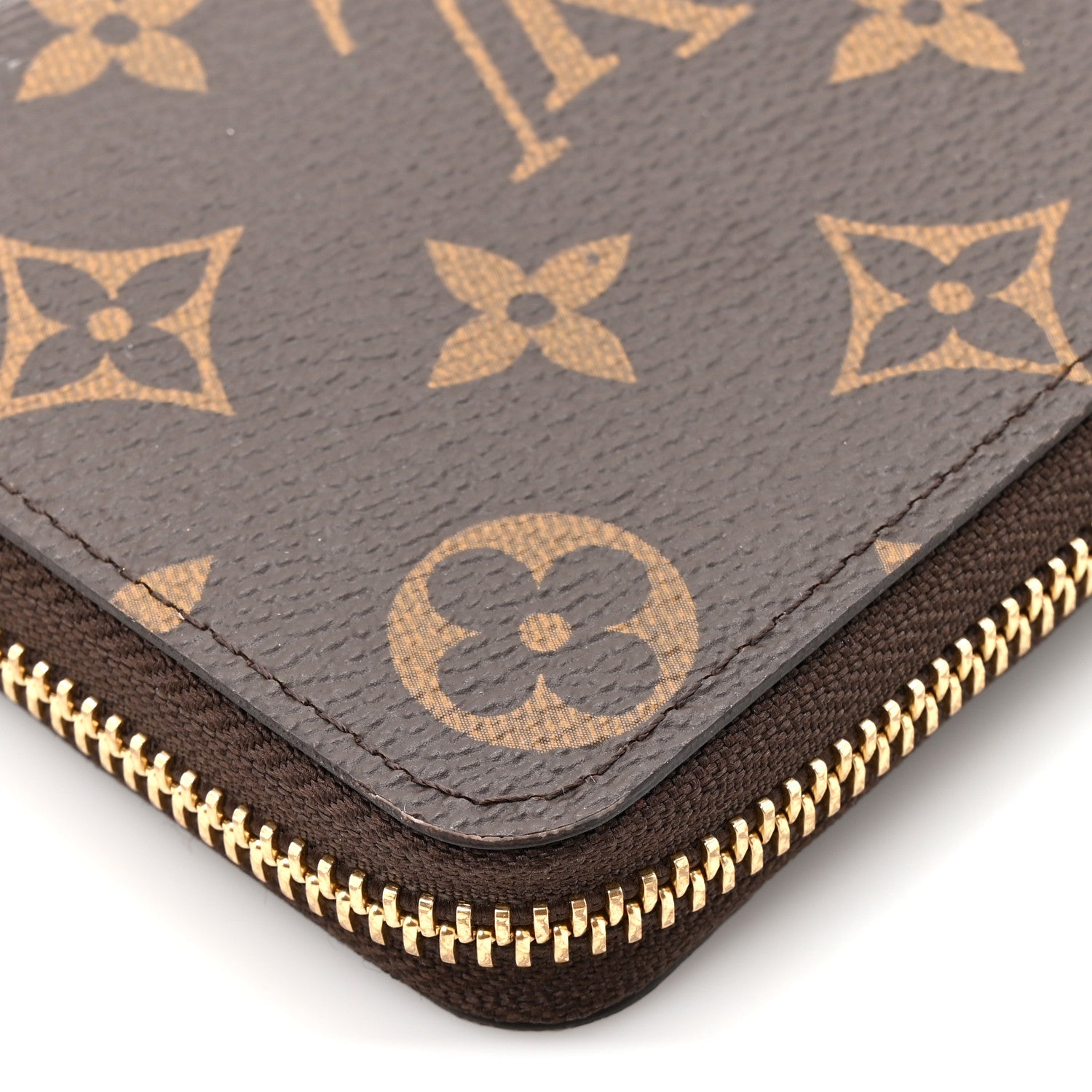 Monogram Clemence Wallet Rose Ballerine