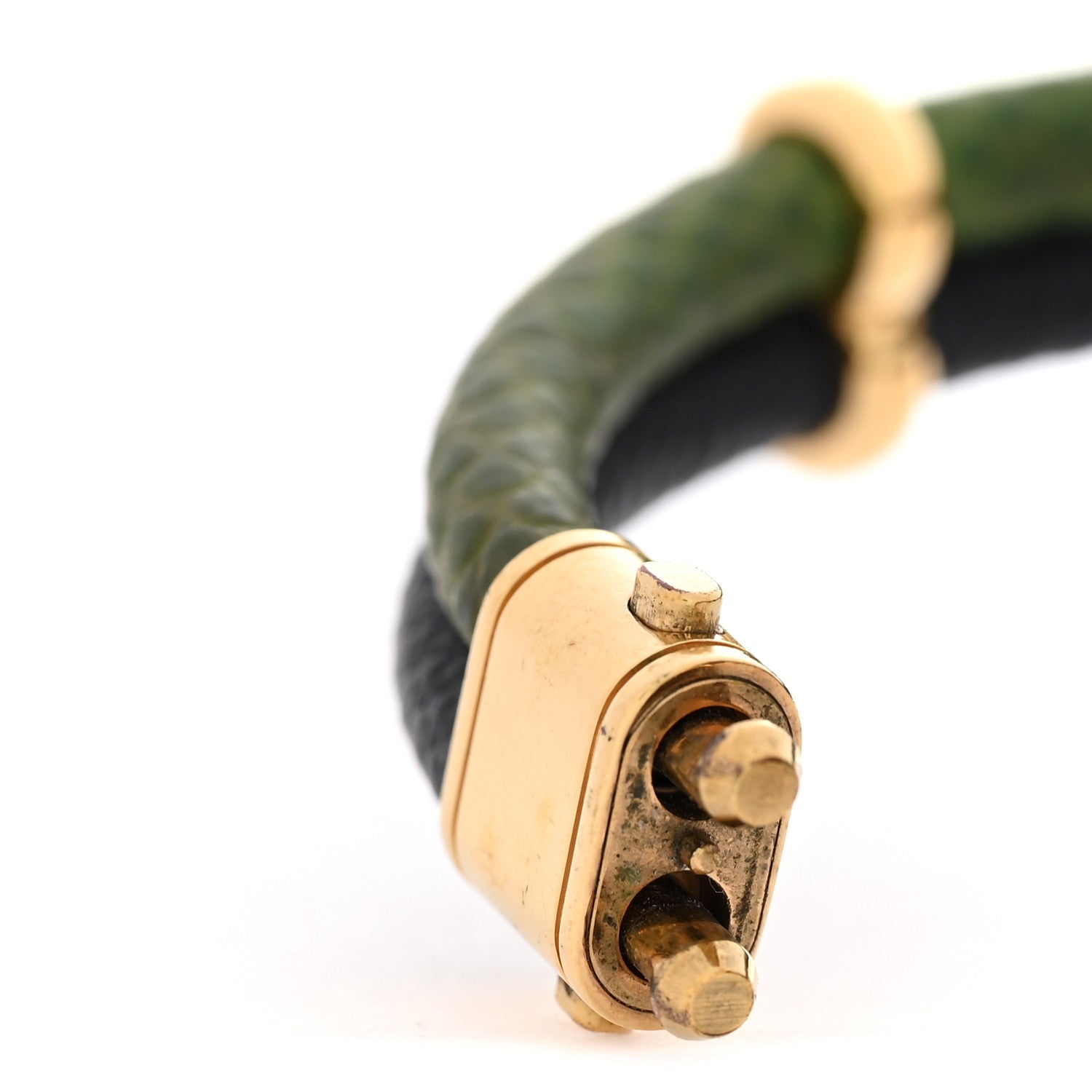 Snakeskin Keep It Twice Bracelet Blue Green