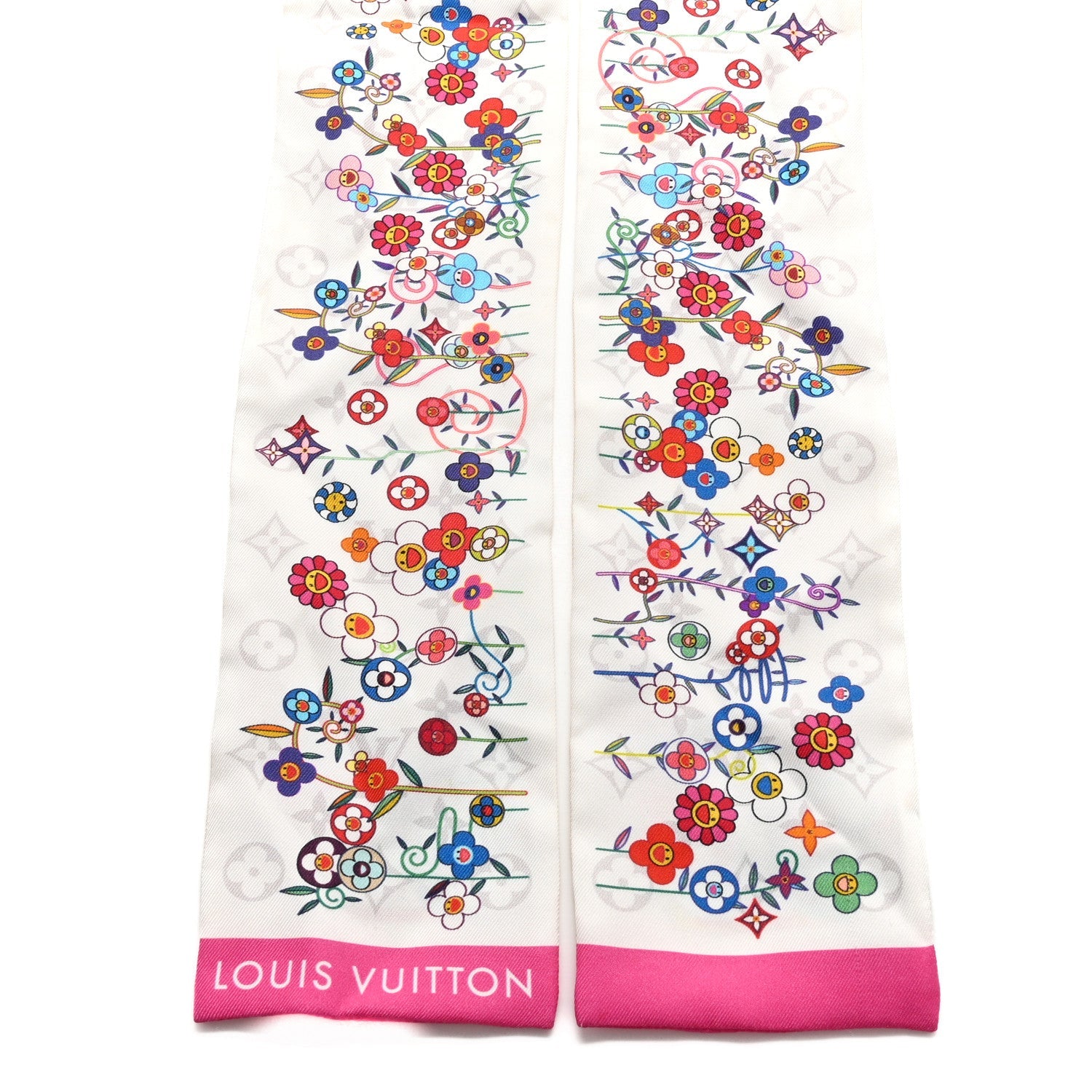 LV X TM Silk Superflat Monogram Bandeau White