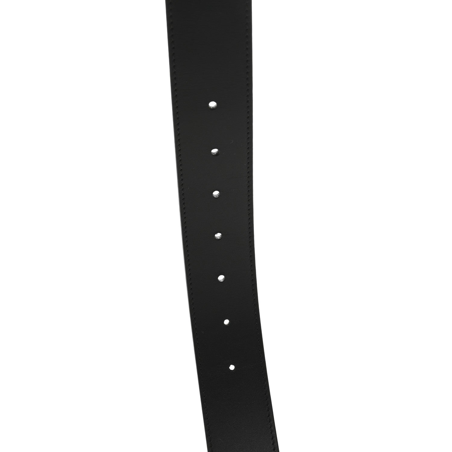 GG Supreme Monogram Selleria Calfskin Interlocking G Reversible 37mm Belt 95 38 Beige Ebony Black