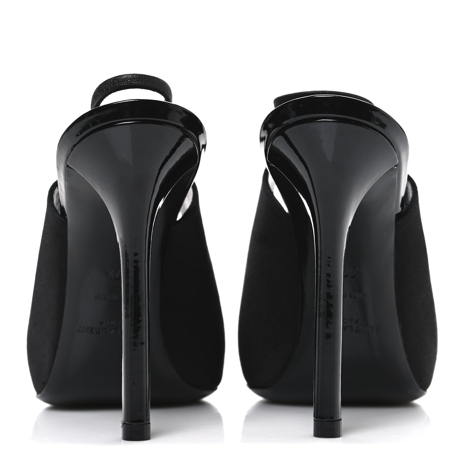 Raso Regale Raven 110 Slingback Pumps 37.5 Black