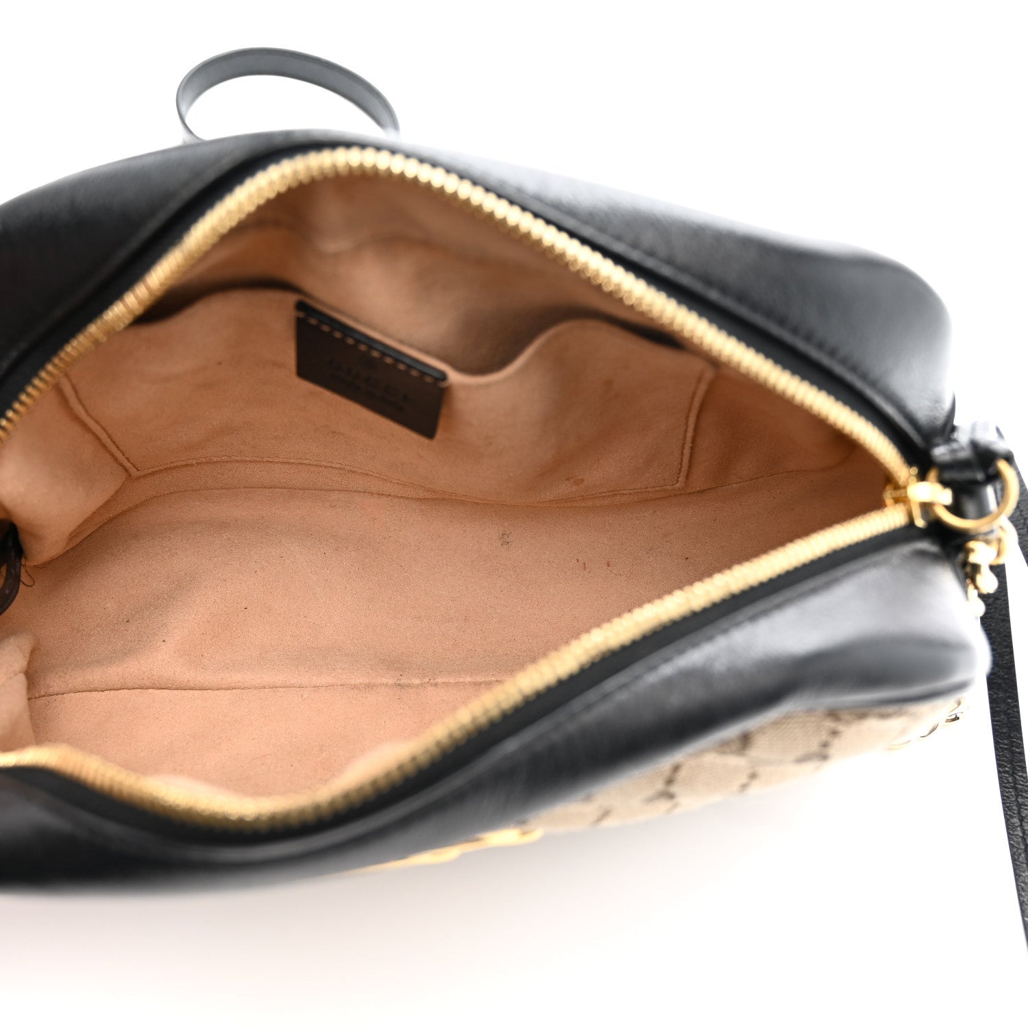 Monogram Matelasse Diagonal Small GG Marmont Chain Shoulder Bag Beige Black