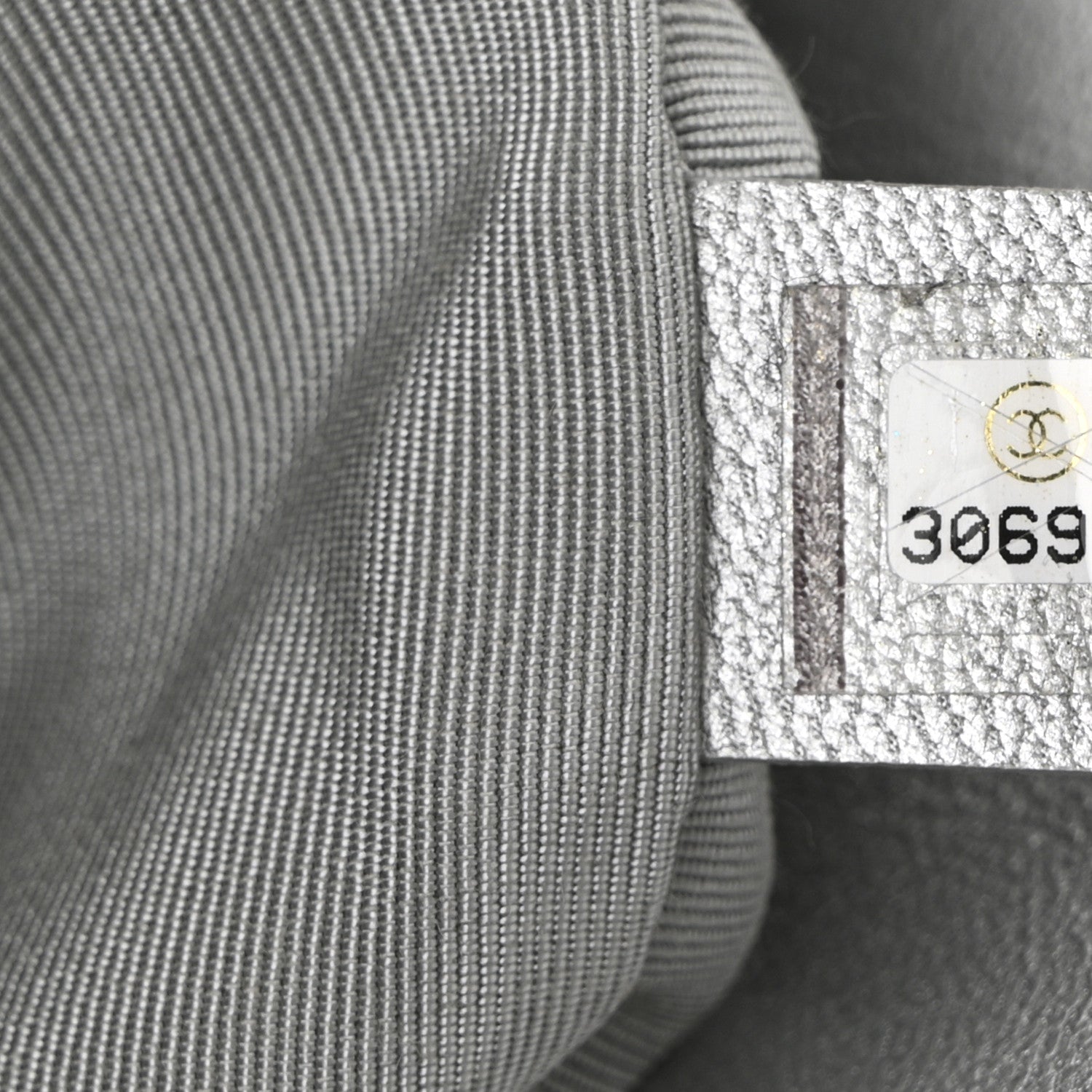 Metallic Goatskin Quilted Maxi Chanel 19 Flap Silver