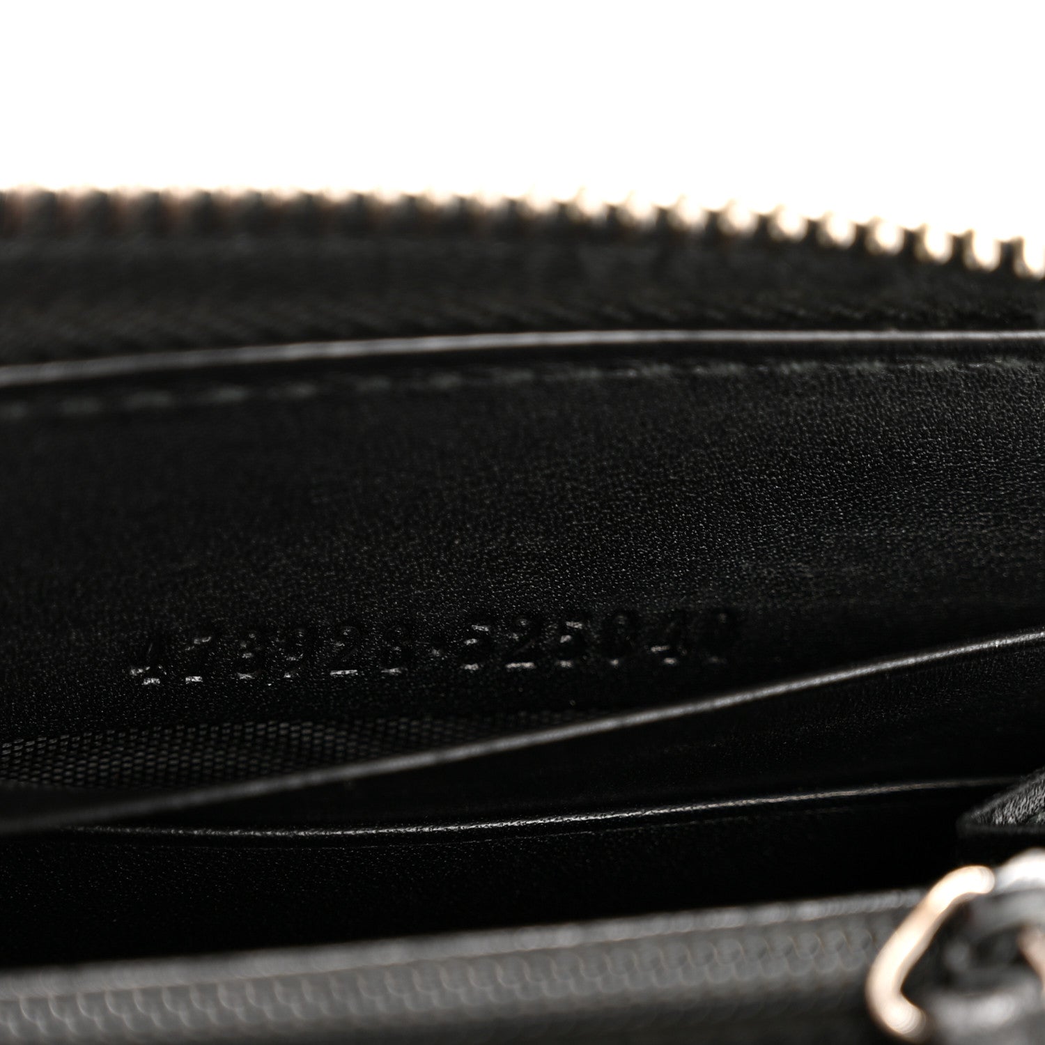 Guccissimma Signature Dorian Zip Around Wallet Black