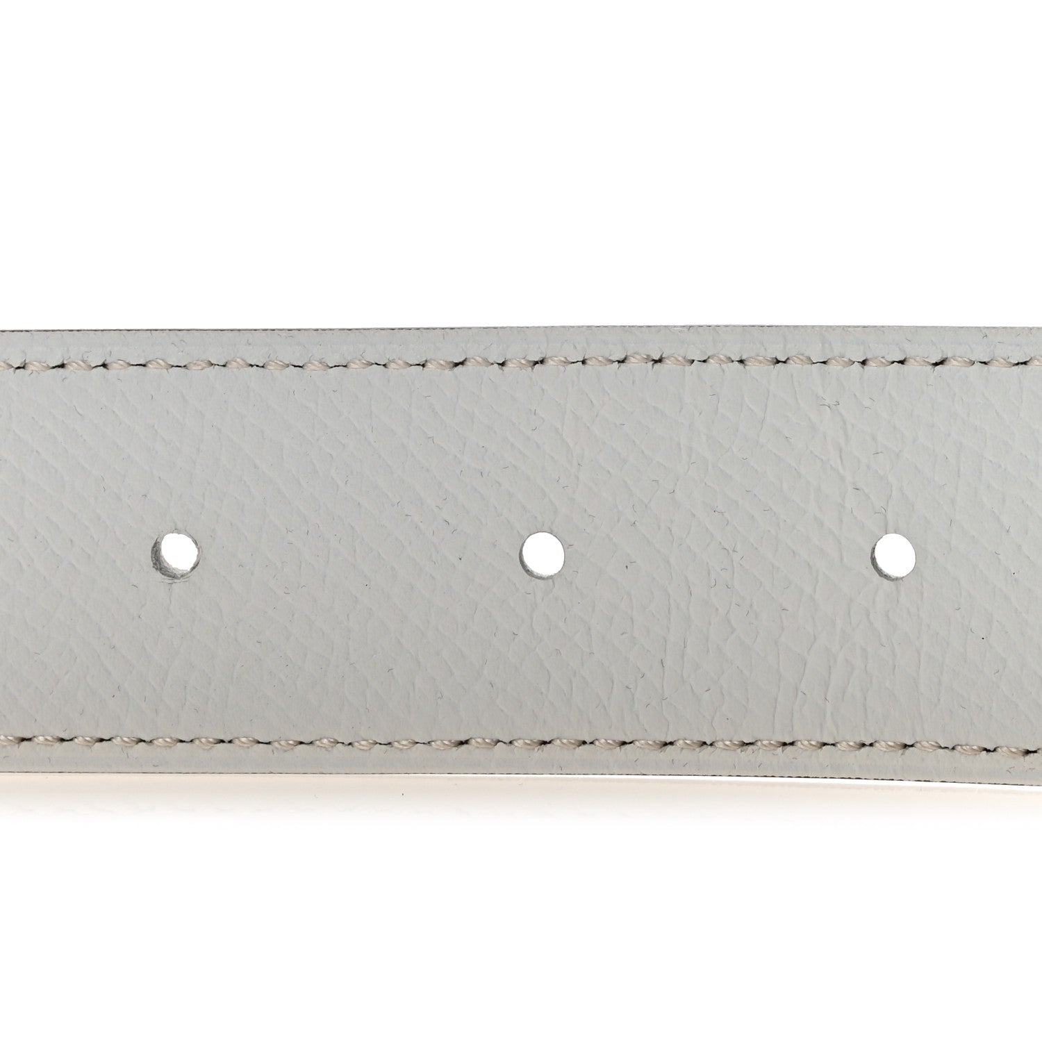 Swift Epsom 32mm Au Carre H Belt 90 36 Craie White