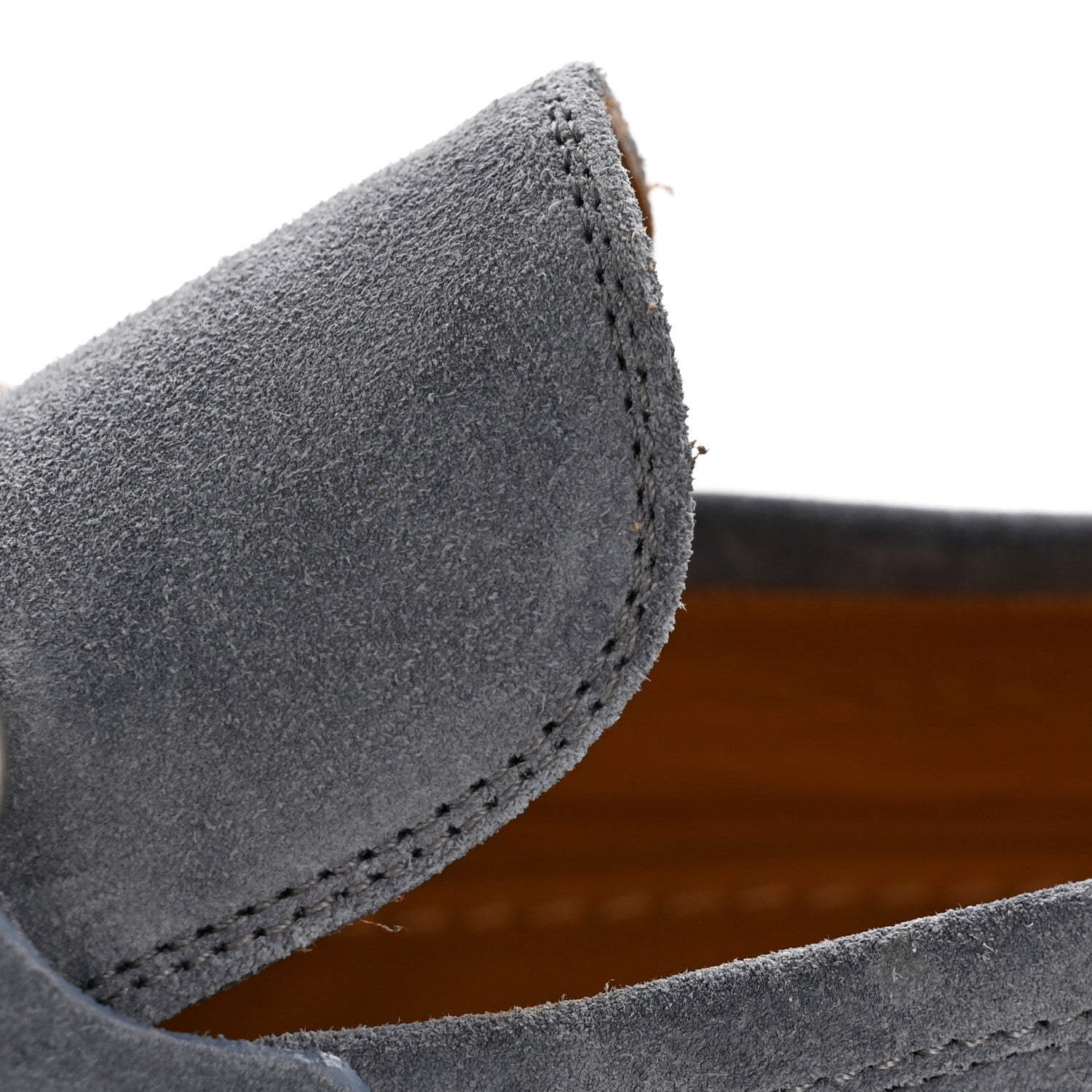 Suede Horsebit Mens Jordaan Loafers 8.5 Foggy Grey