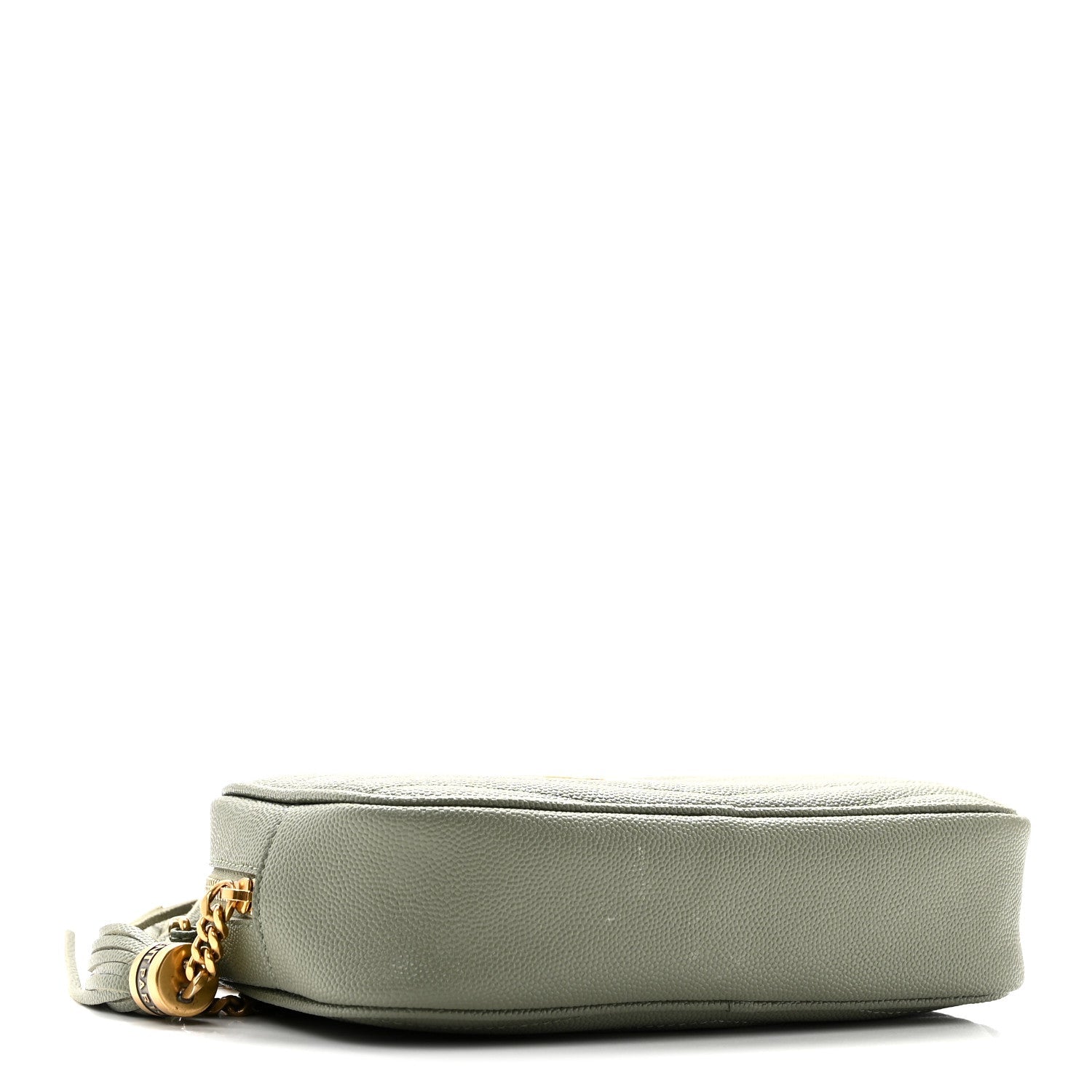 Grain De Poudre Matelasse Monogram Mini Lou Camera Bag Light Sage