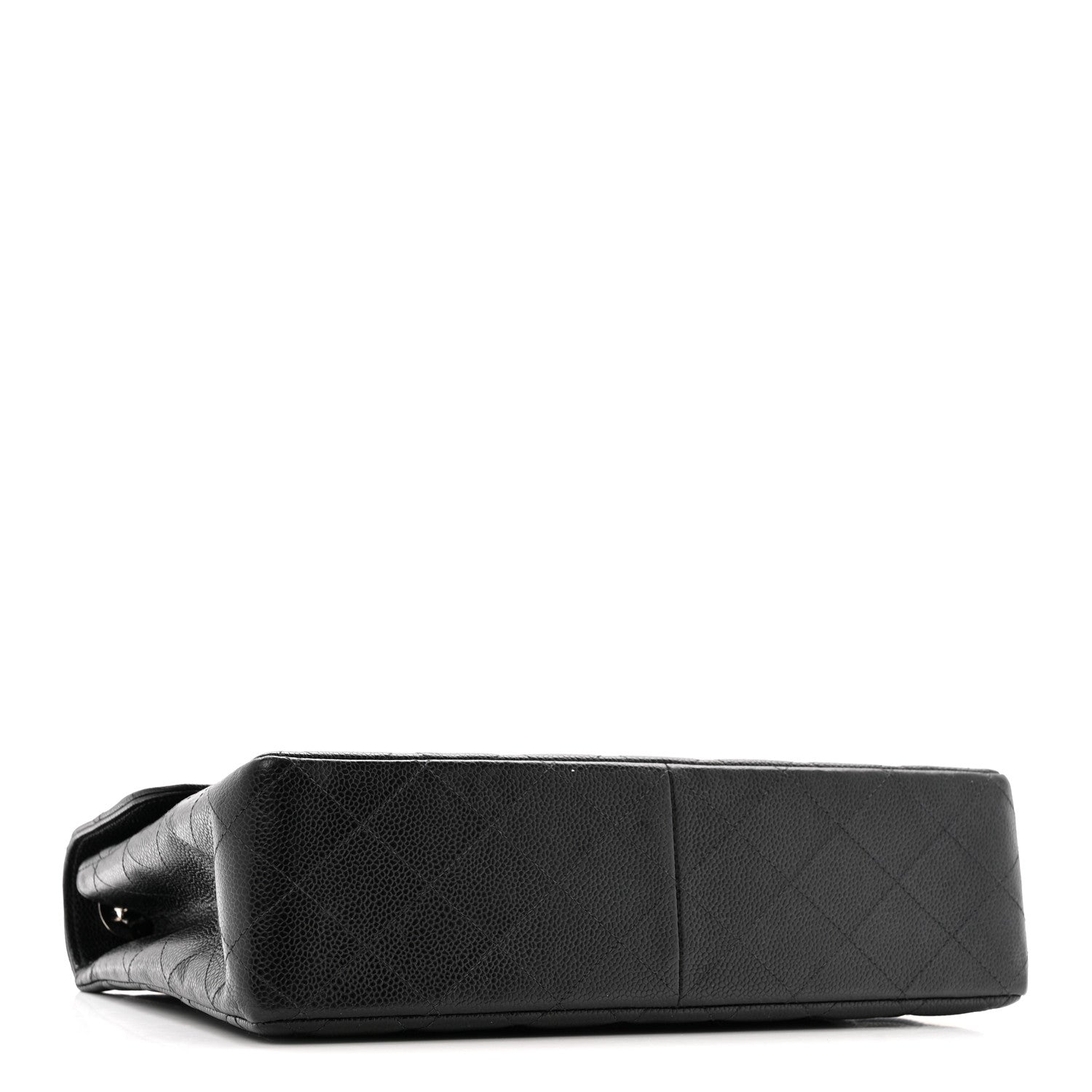 Caviar Jumbo Single Flap Black
