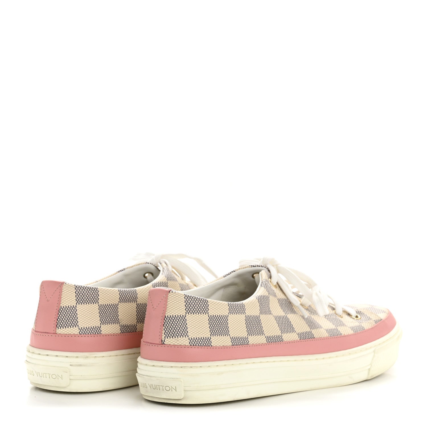 Damier Azur Stellar Sneakers 40 Rose Ballerine